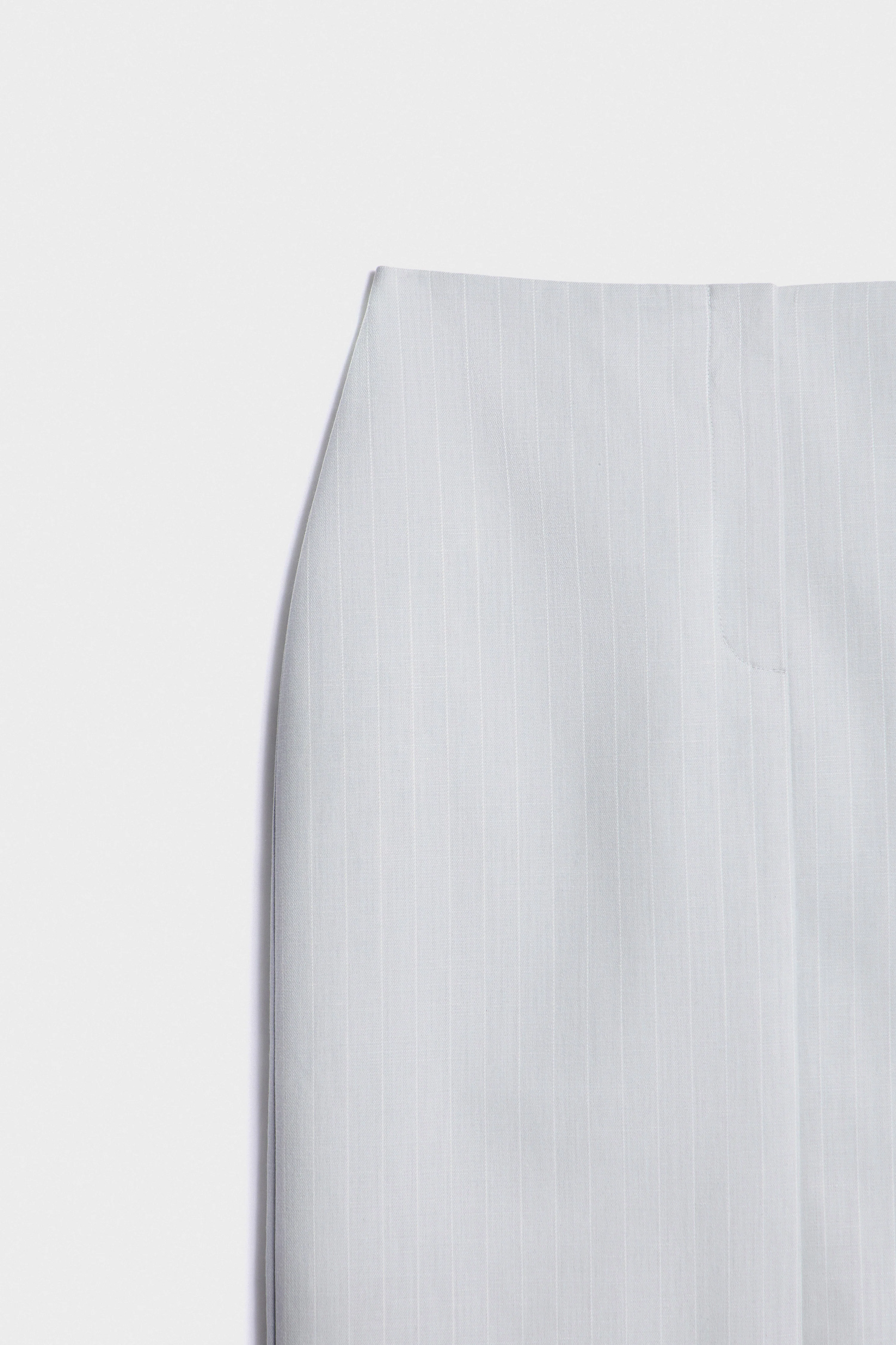 MIDI LINEN-BLEND SKIRT - Image 7