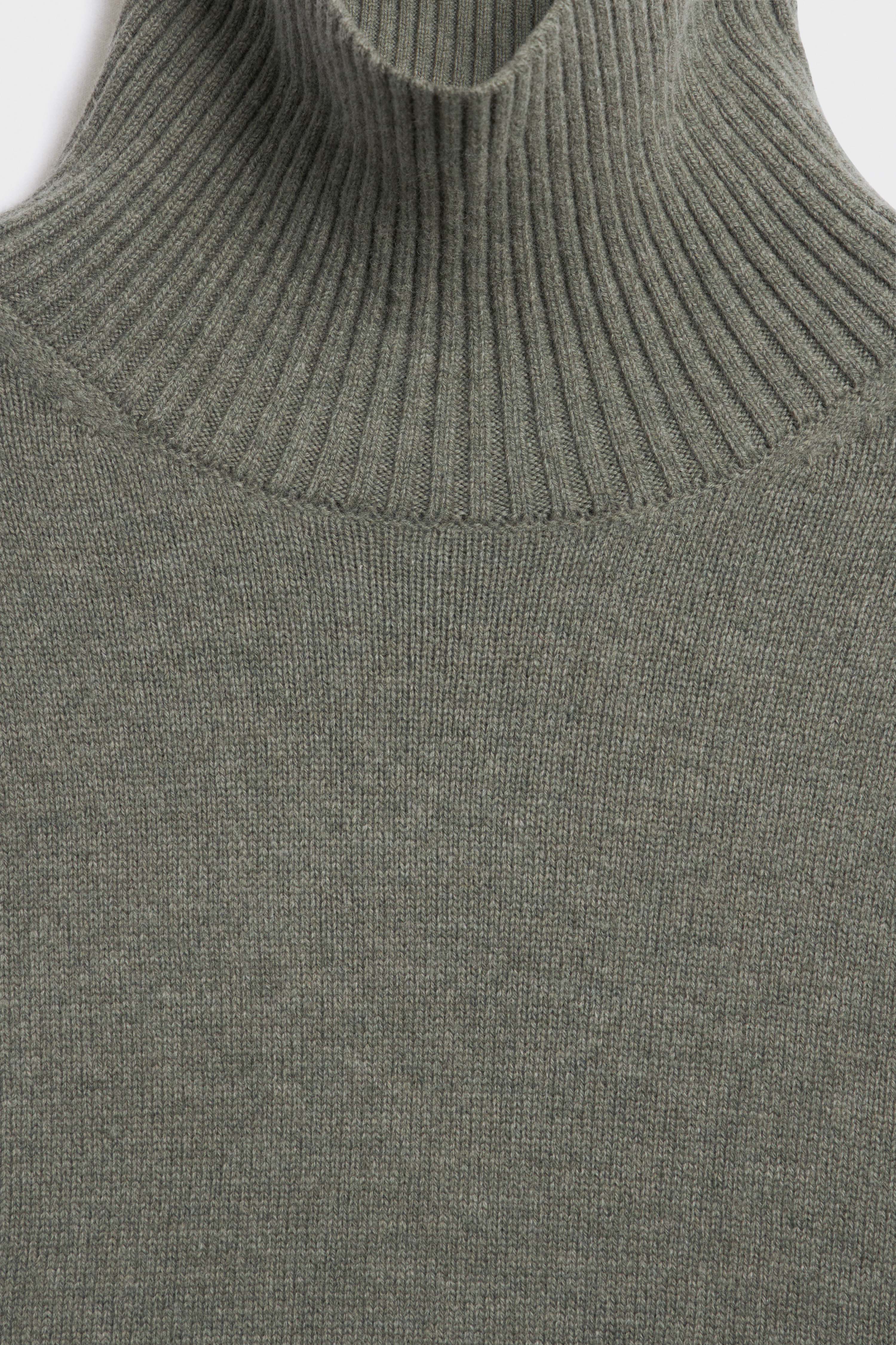 MOCK NECK 100% WOOL SWEATER - Image 7