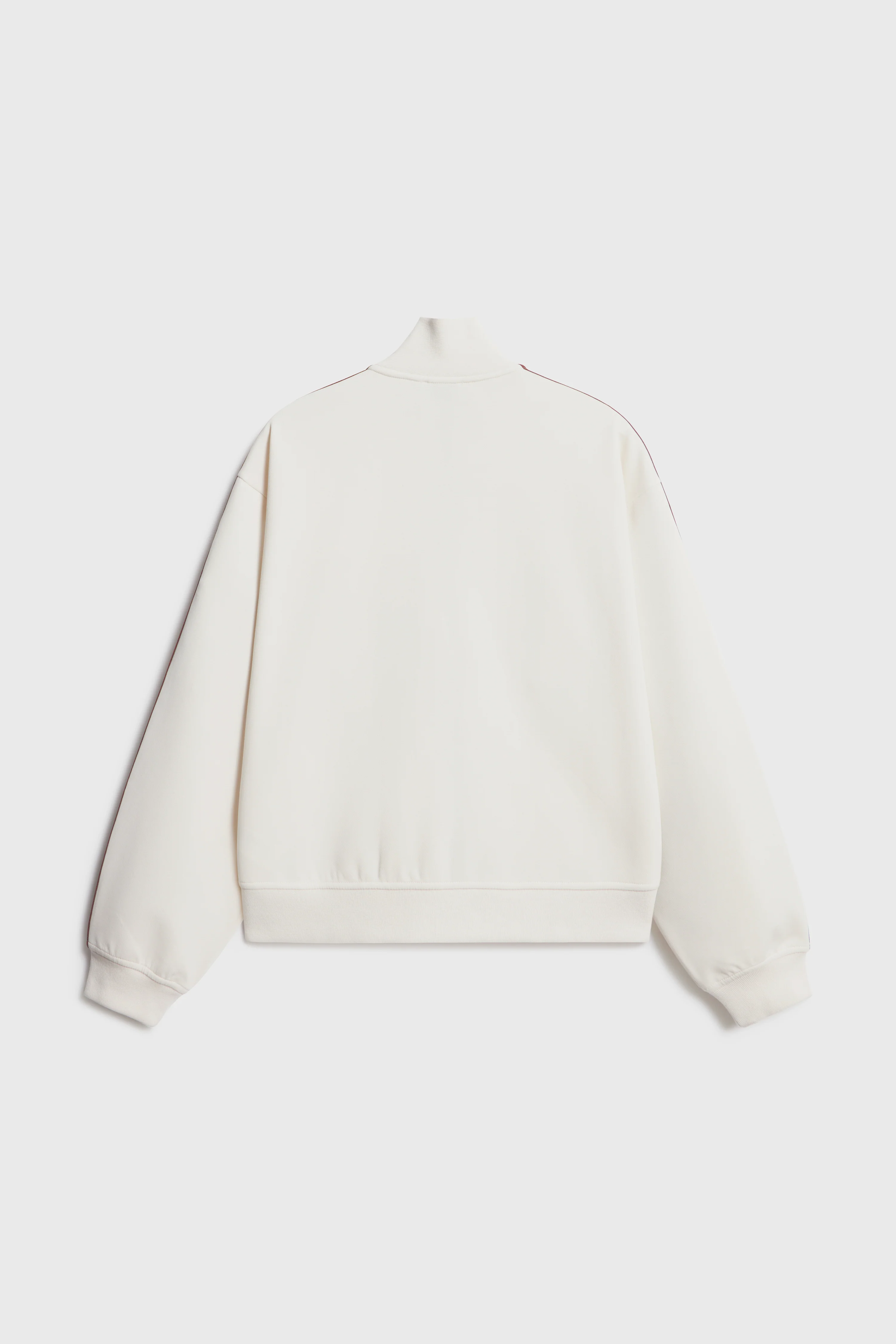 MOCK NECK ZIP-THROUGH SWEATSHIRT - Image 5