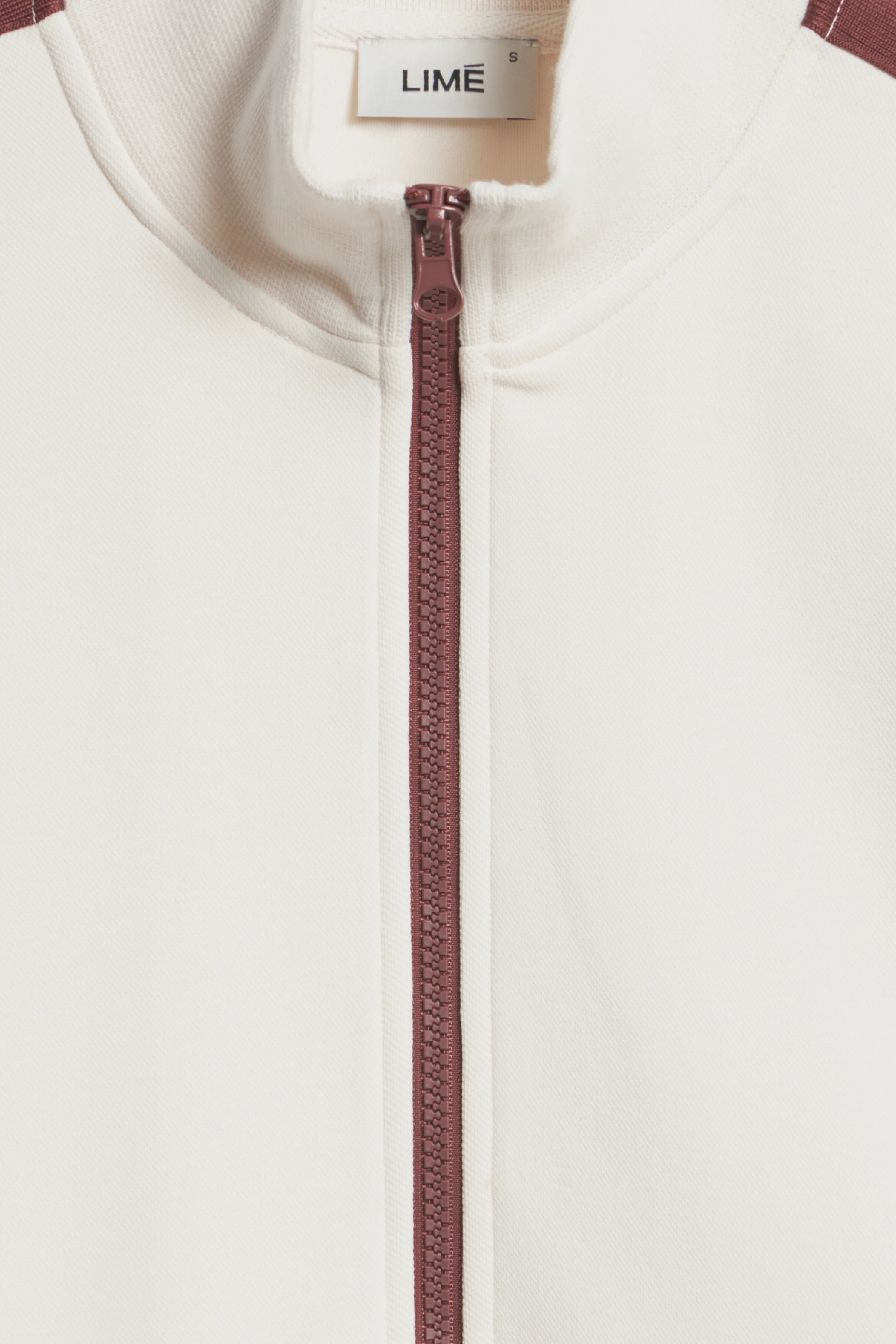 MOCK NECK ZIP-THROUGH SWEATSHIRT - Image 6