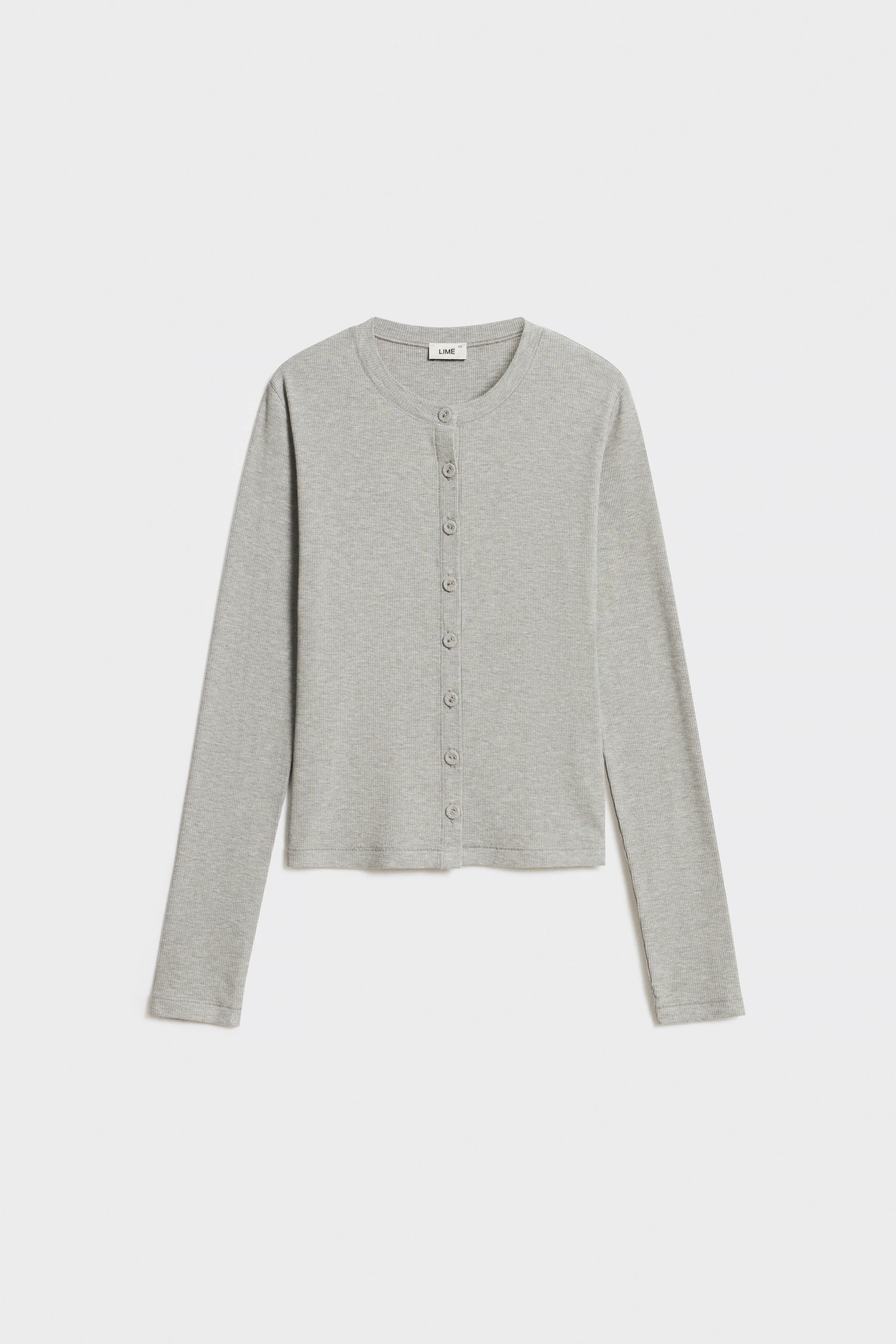CROPPED MODAL LONG-SLEEVED T-SHIRT - Image 4