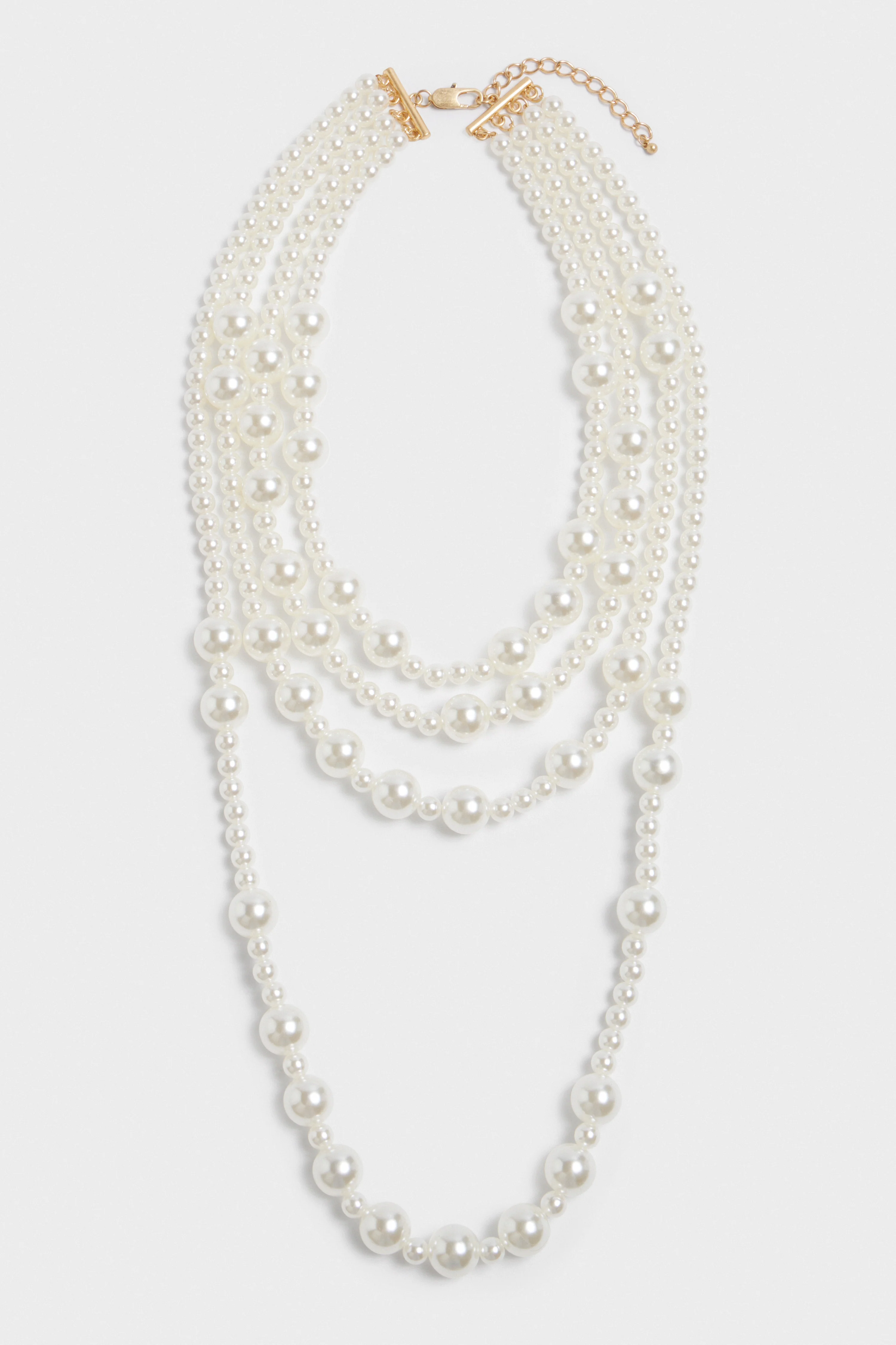 NECKLACE WITH PEARLY BEADS - Image 3