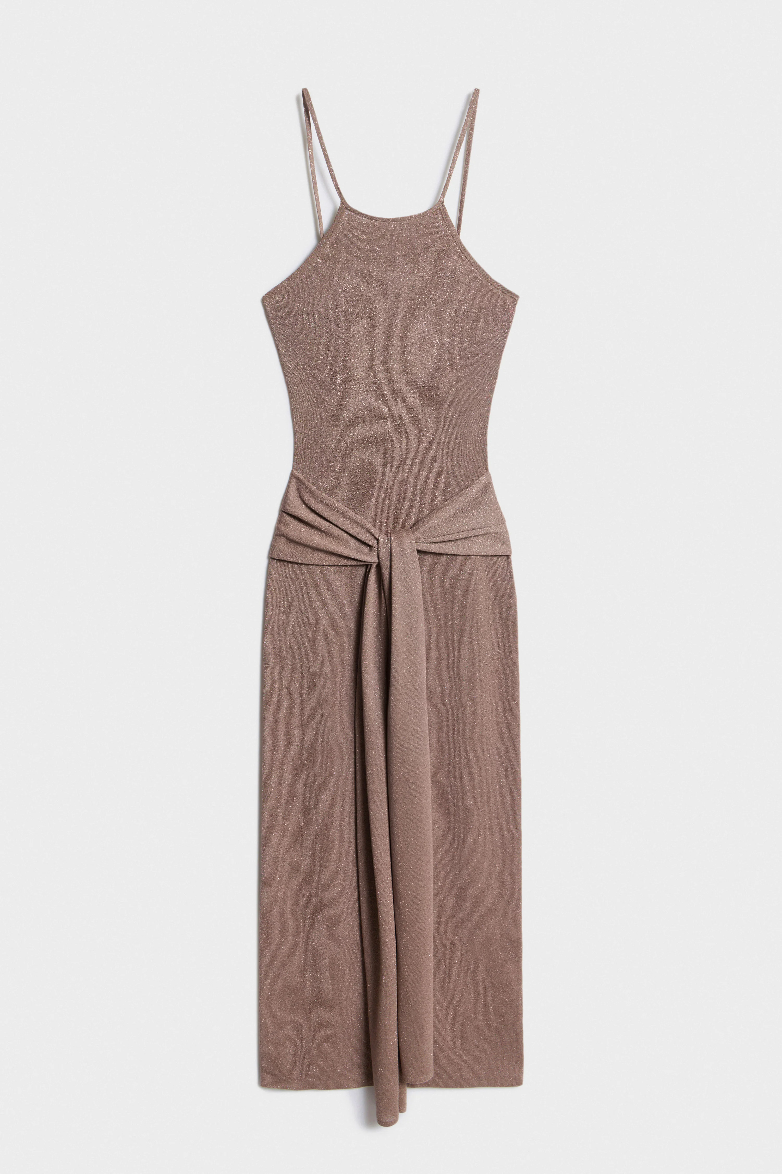OPEN-BACK VISCOSE DRESS - Image 4
