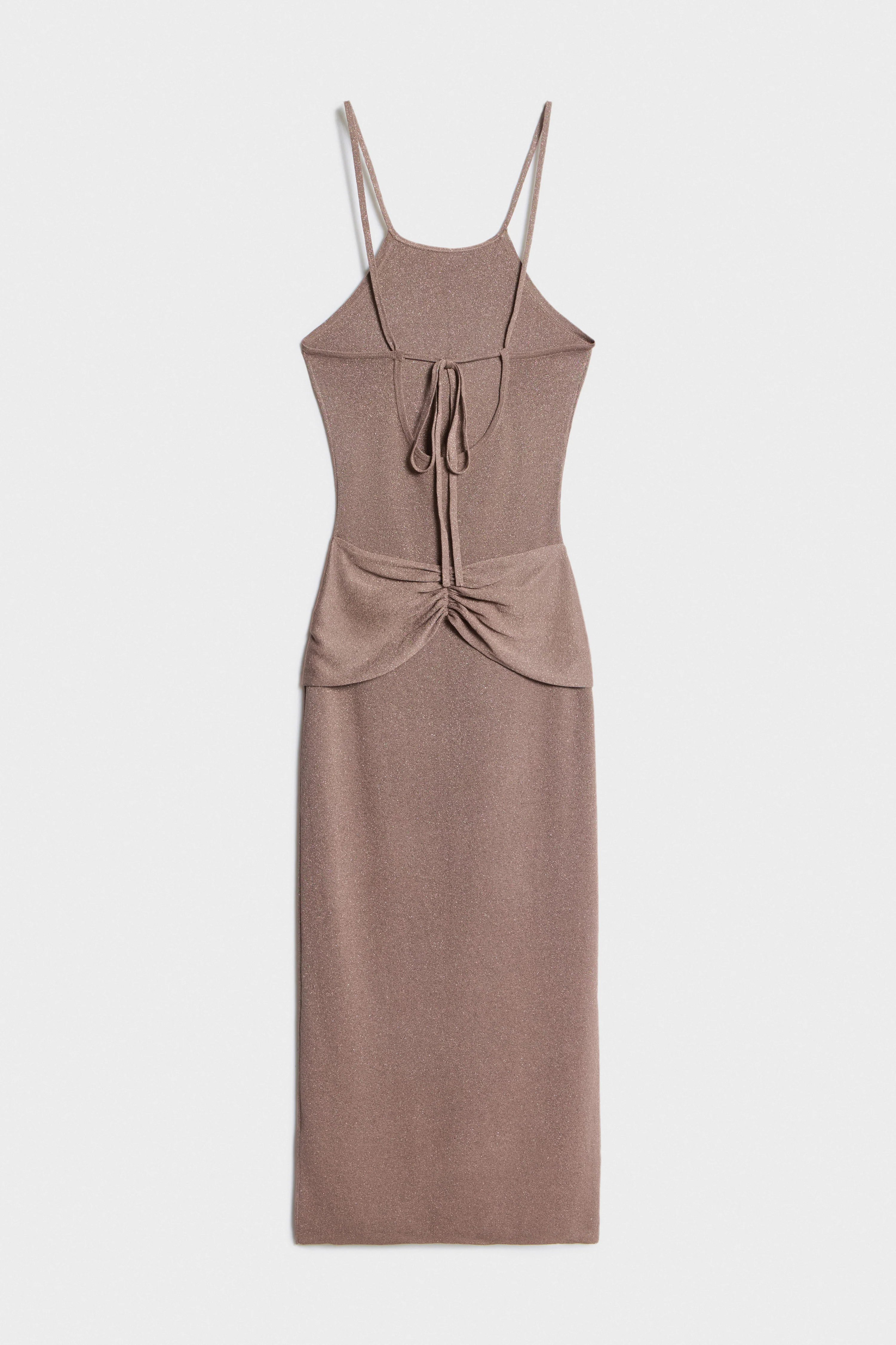 OPEN-BACK VISCOSE DRESS - Image 5