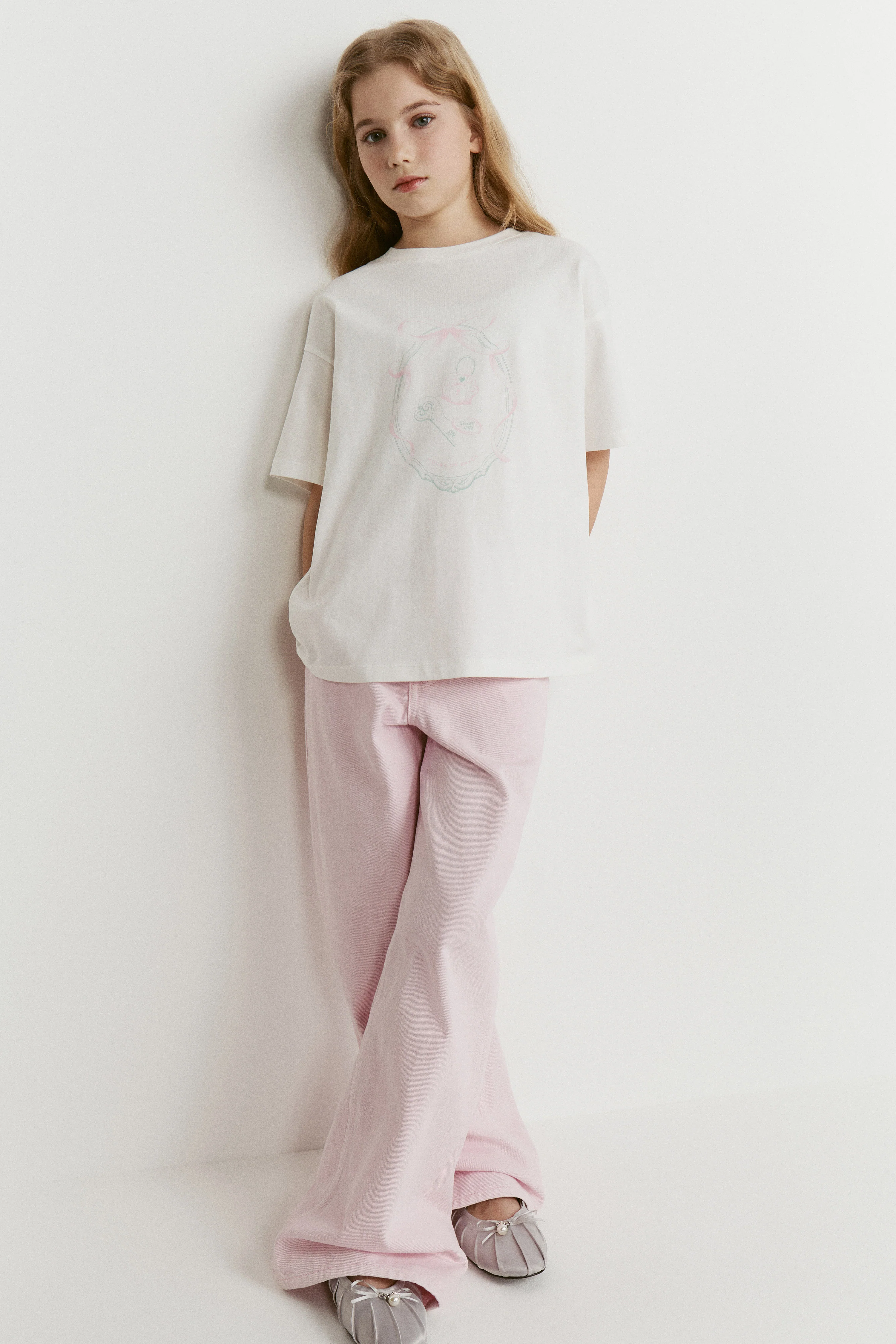 OVERSIZED COTTON T-SHIRT WITH PRINT