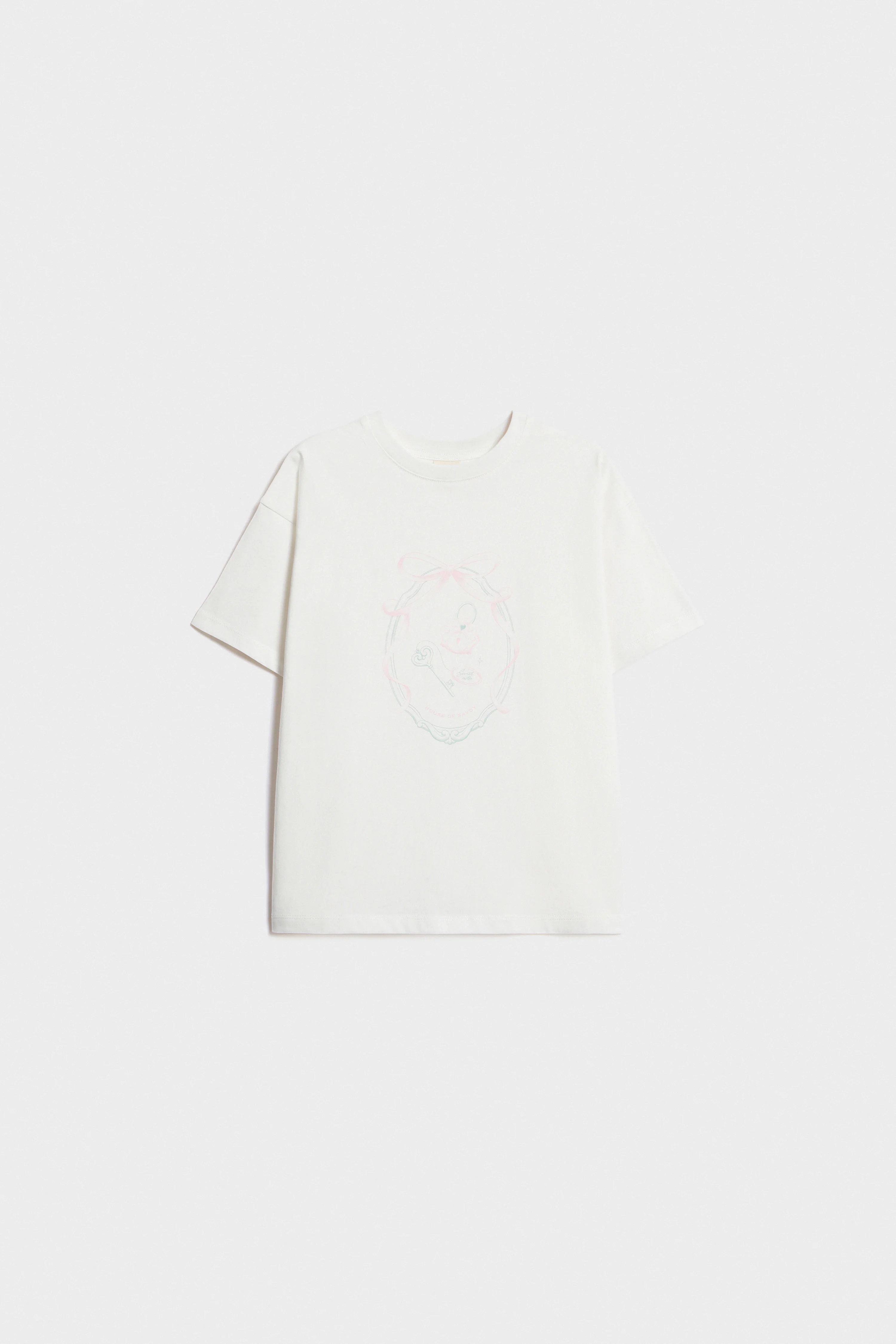 OVERSIZED COTTON T-SHIRT WITH PRINT - Image 3
