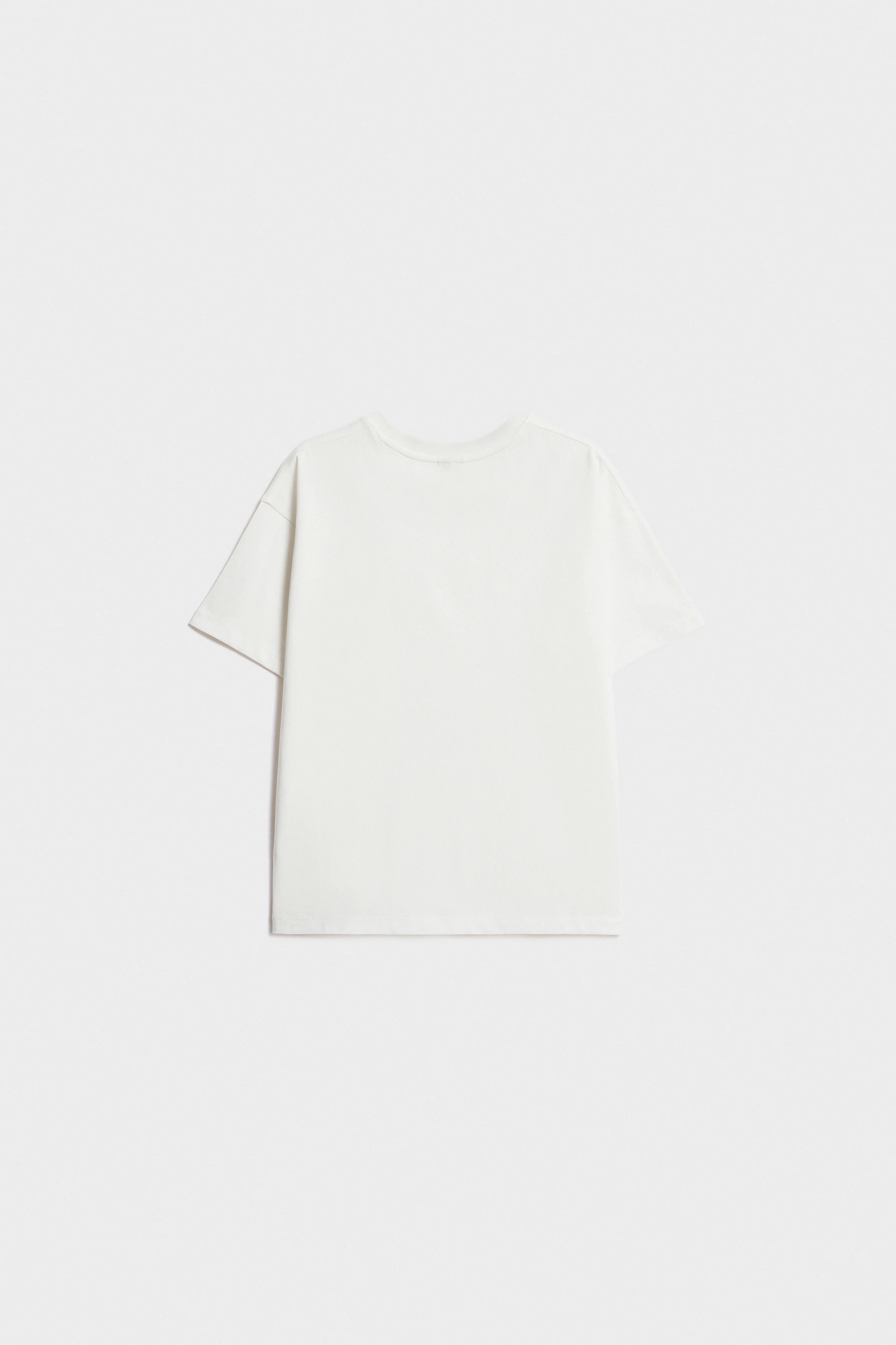 OVERSIZED COTTON T-SHIRT WITH PRINT - Image 4
