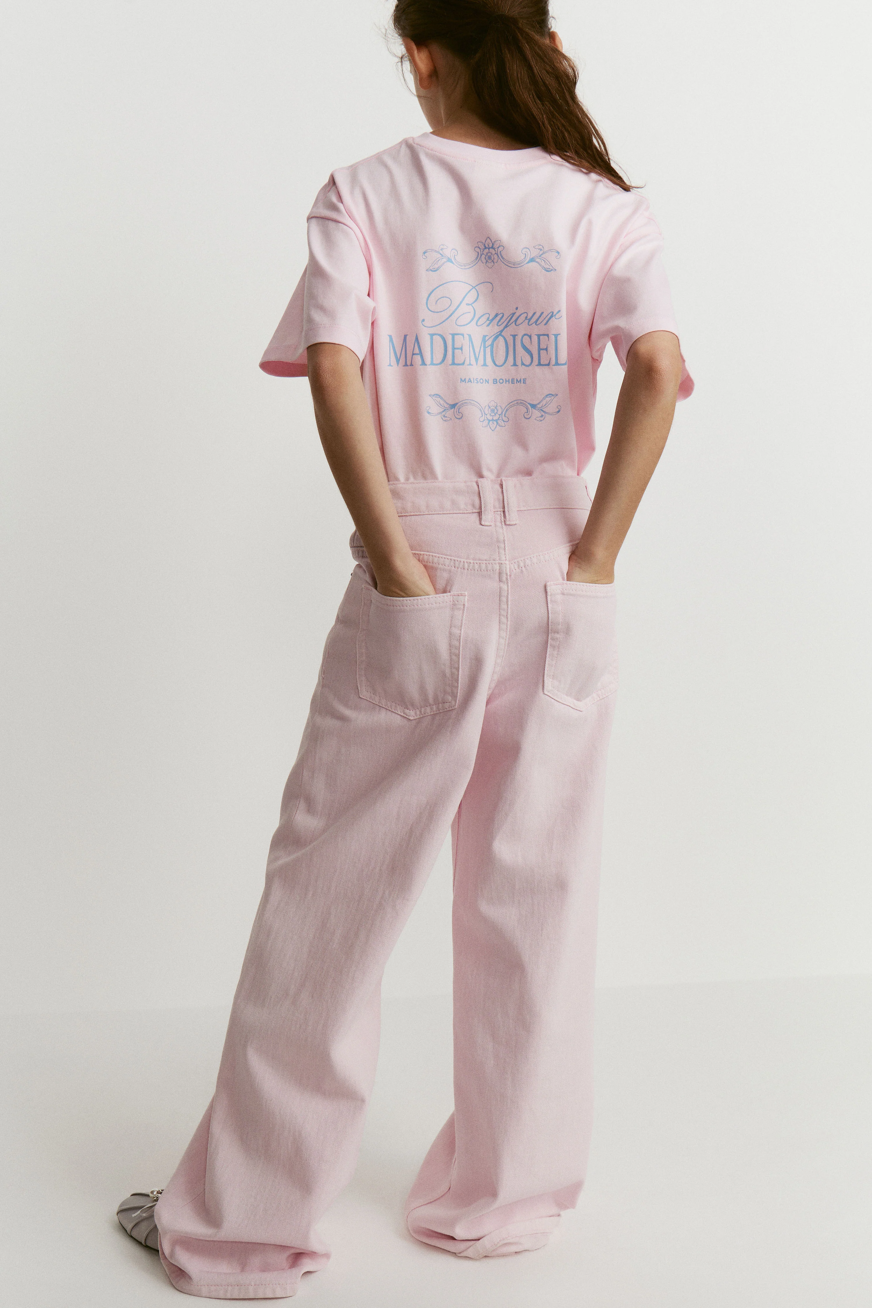 OVERSIZED COTTON T-SHIRT WITH PRINT - Image 3