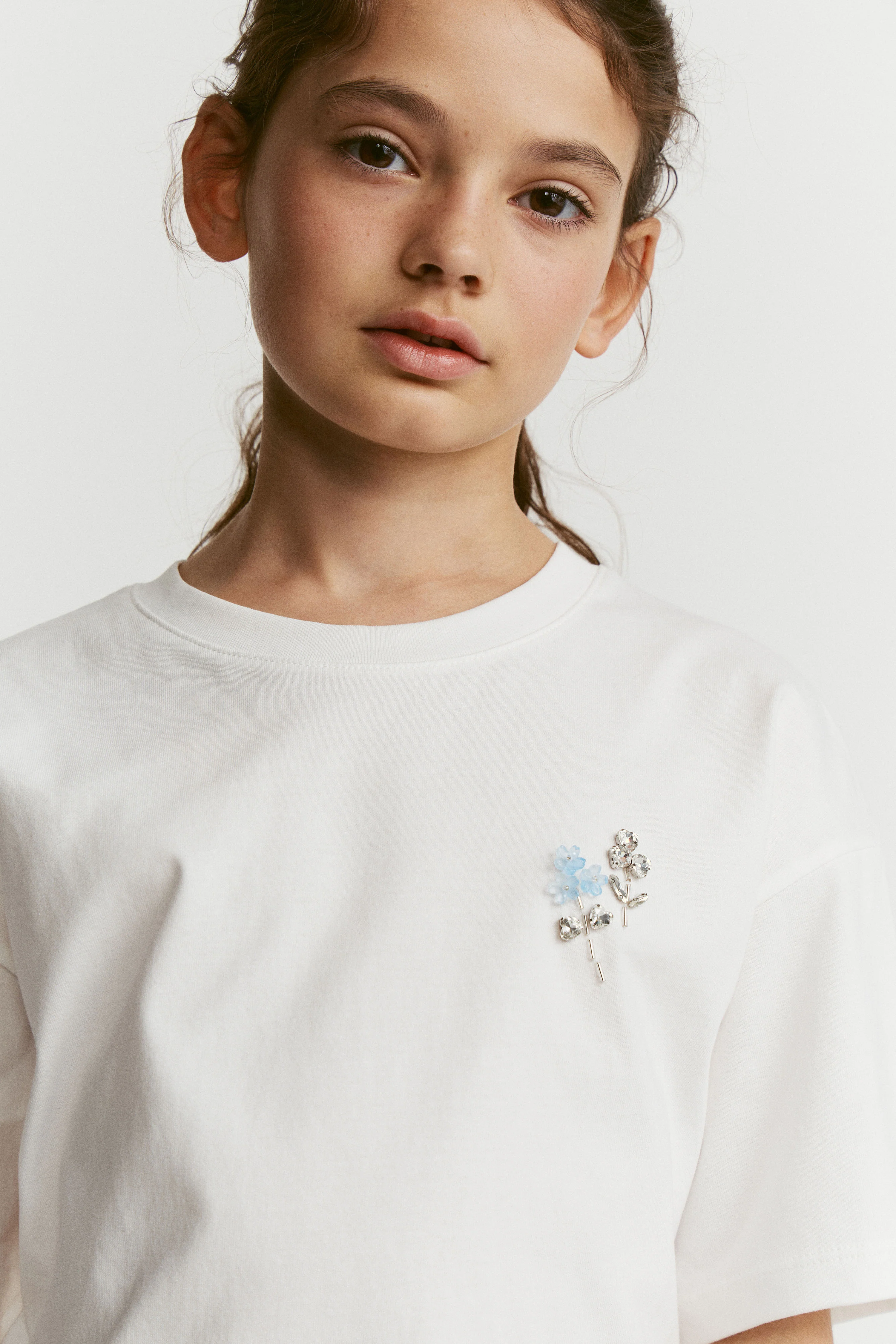 OVERSIZED EMBROIDERY-MOTIF T-SHIRT - Image 2