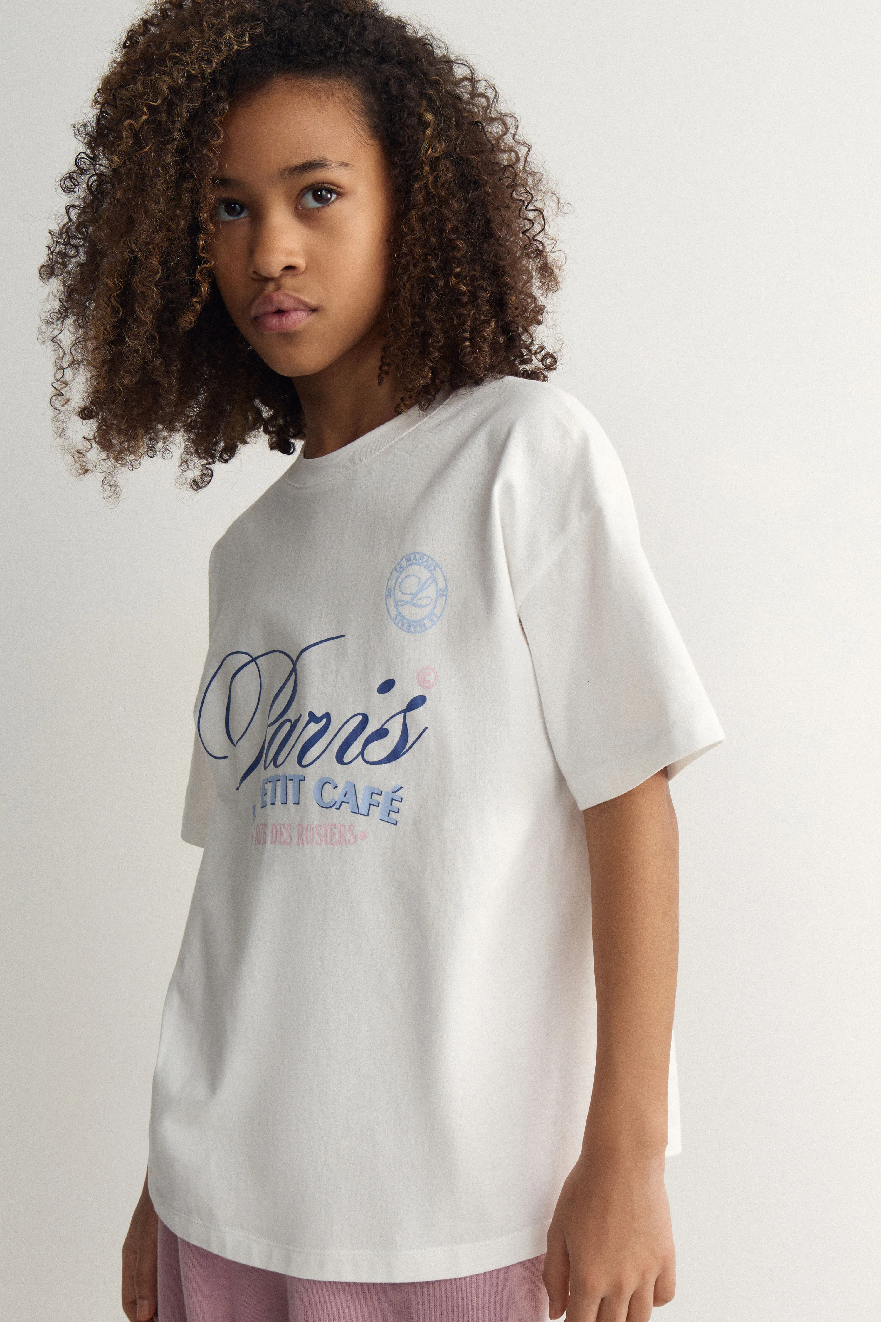 OVERSIZED PRINT-MOTIF T-SHIRT