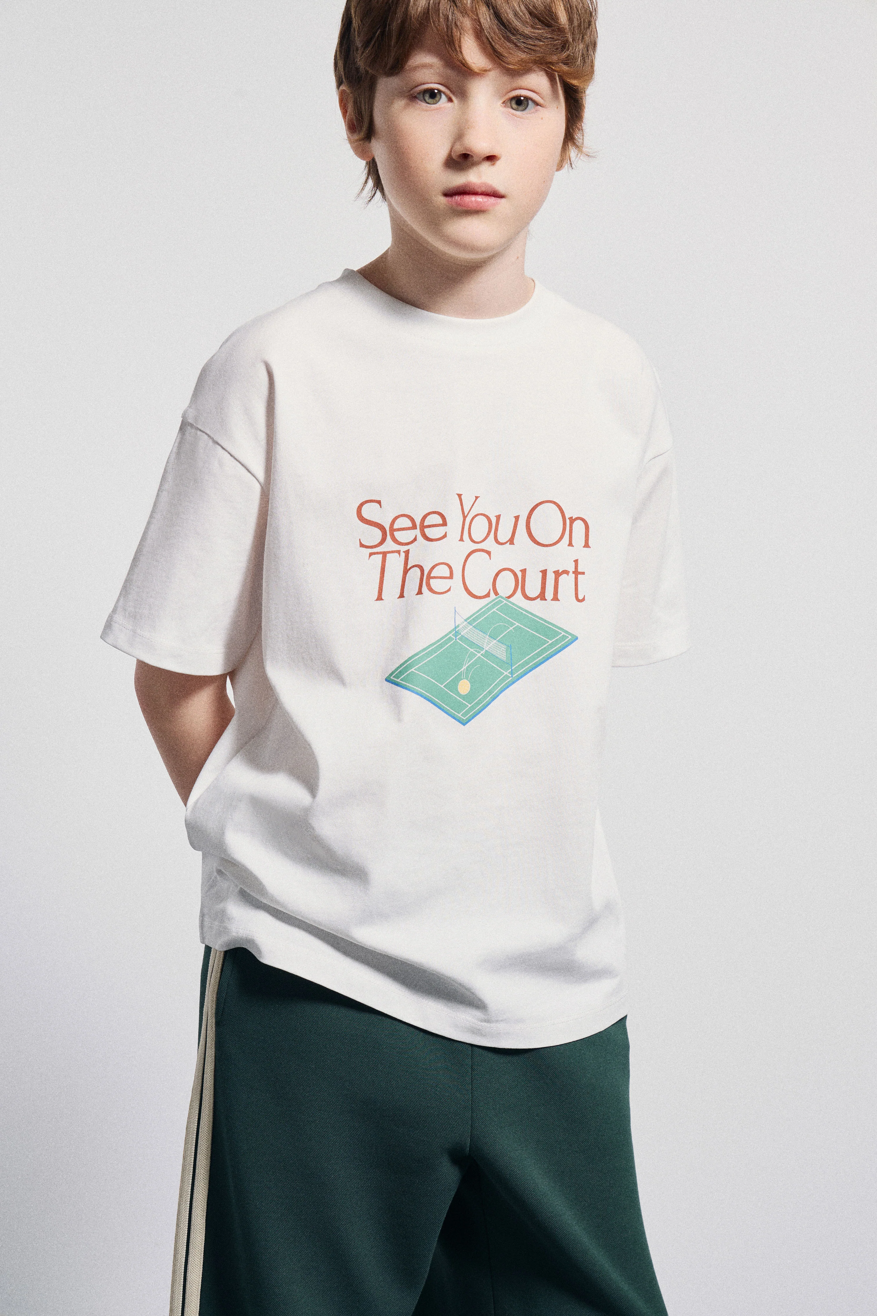 OVERSIZED PRINT-MOTIF T-SHIRT - Image 2