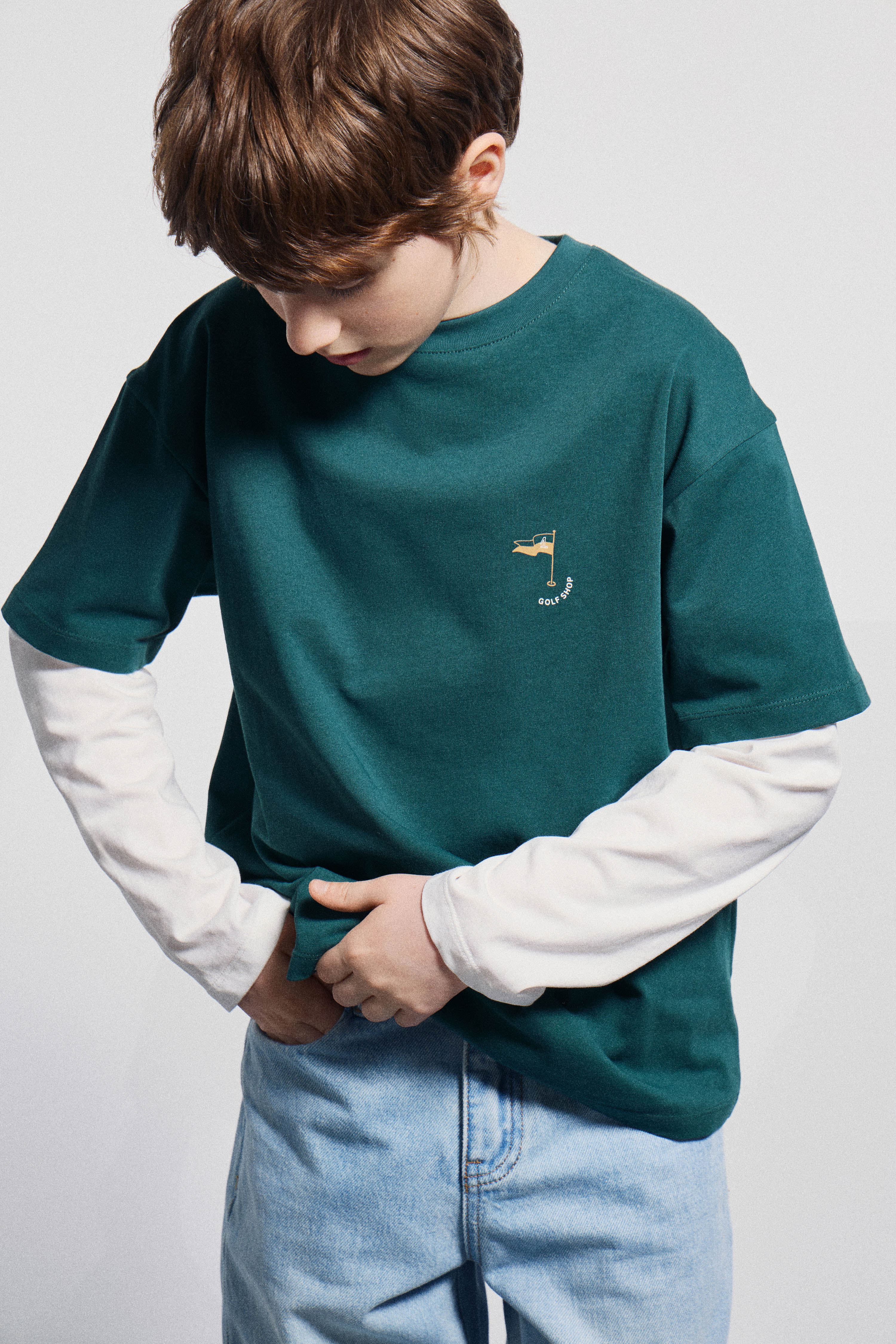 OVERSIZED PRINT-MOTIF T-SHIRT - Image 3