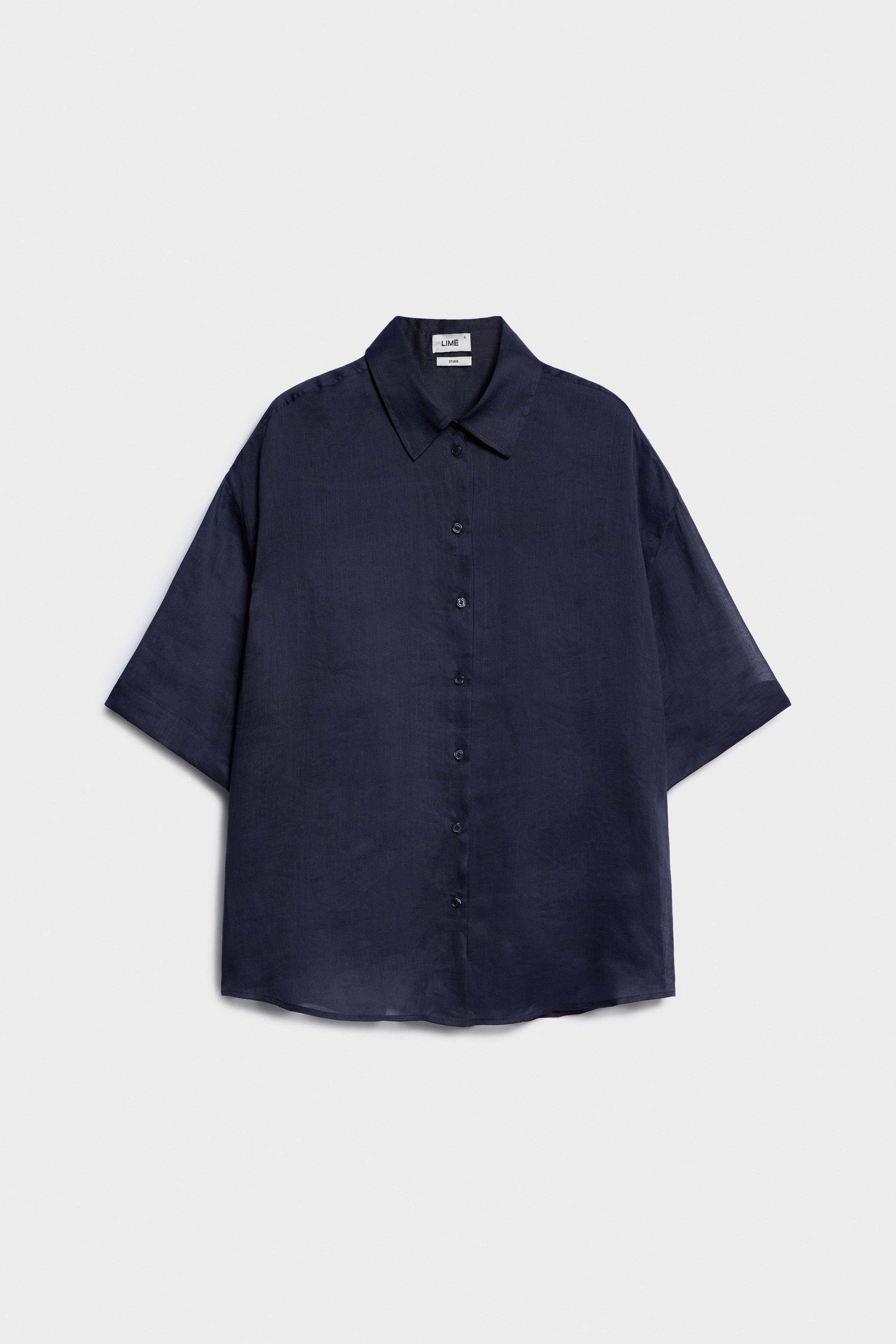 OVERSIZED RAMIE SHIRT - Image 4