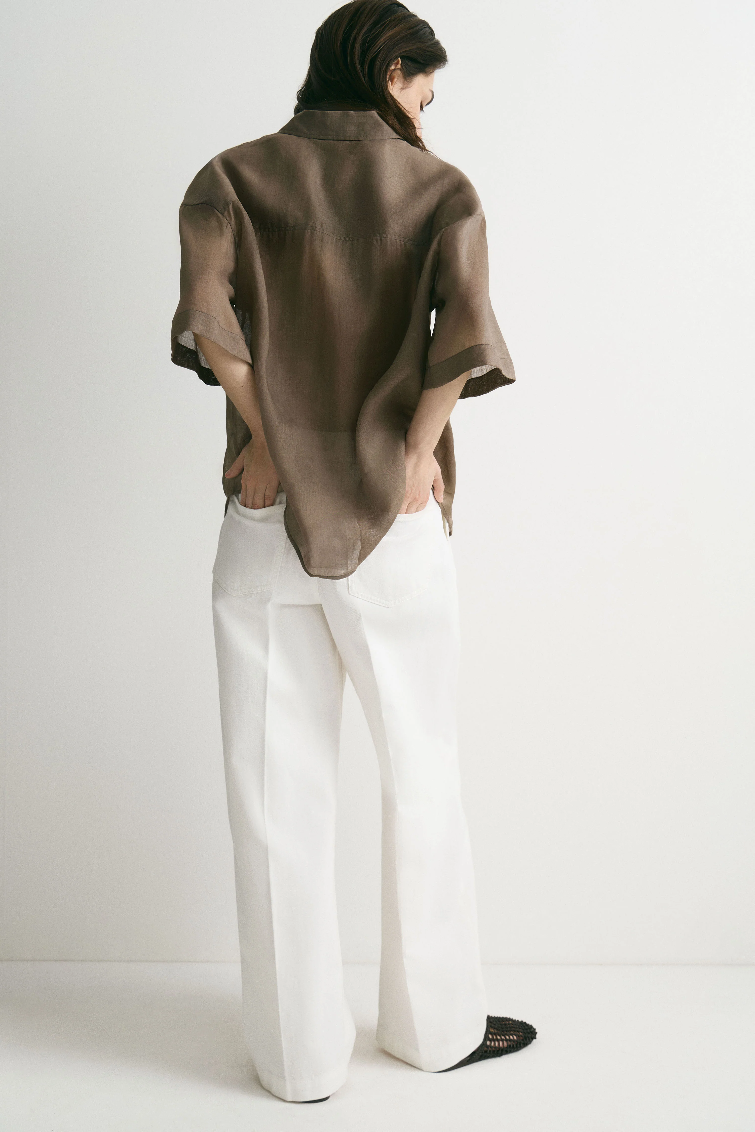OVERSIZED RAMIE SHIRT - Image 5