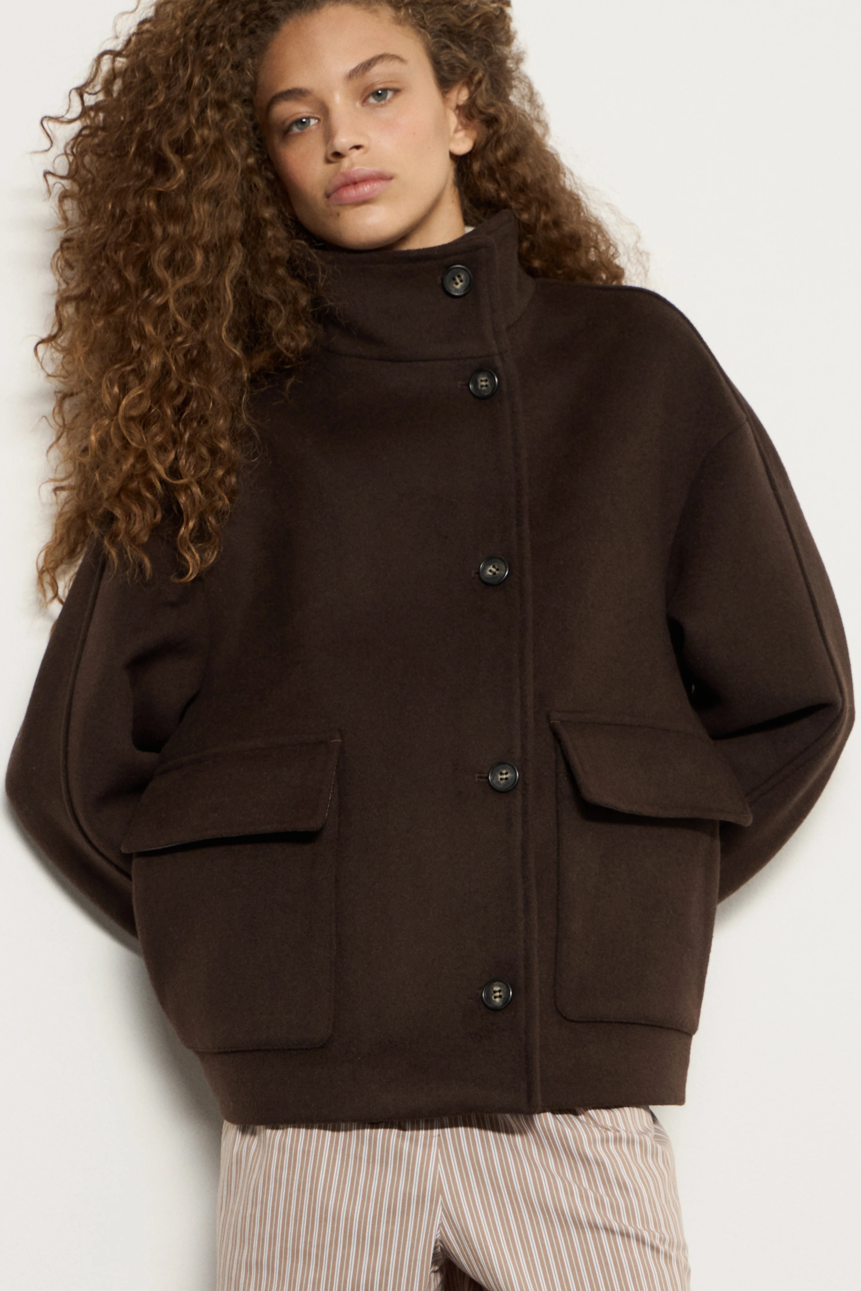 OVERSIZED WOOL-BLEND JACKET - Image 4