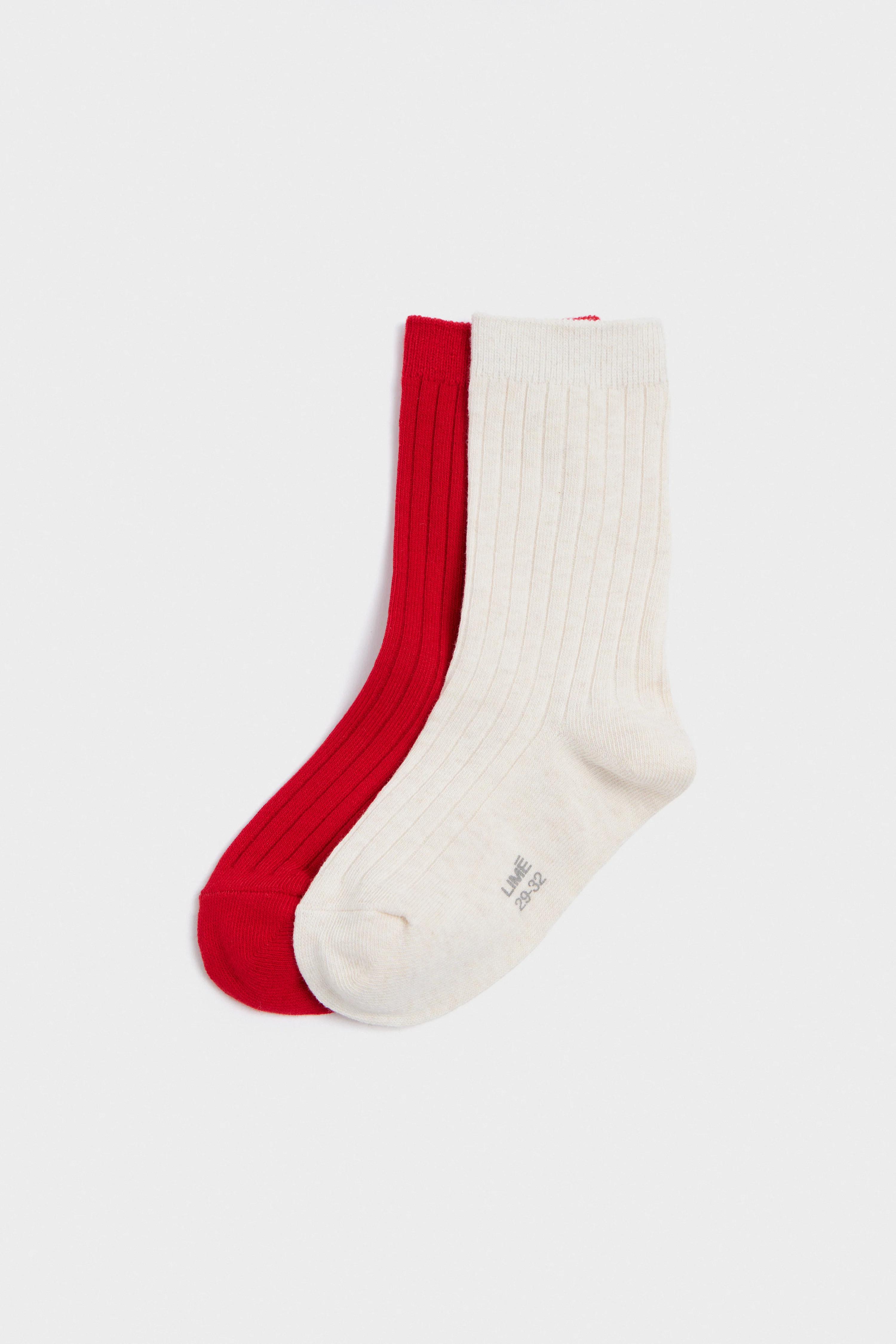 PACK OF COTTON-BLEND SOCKS