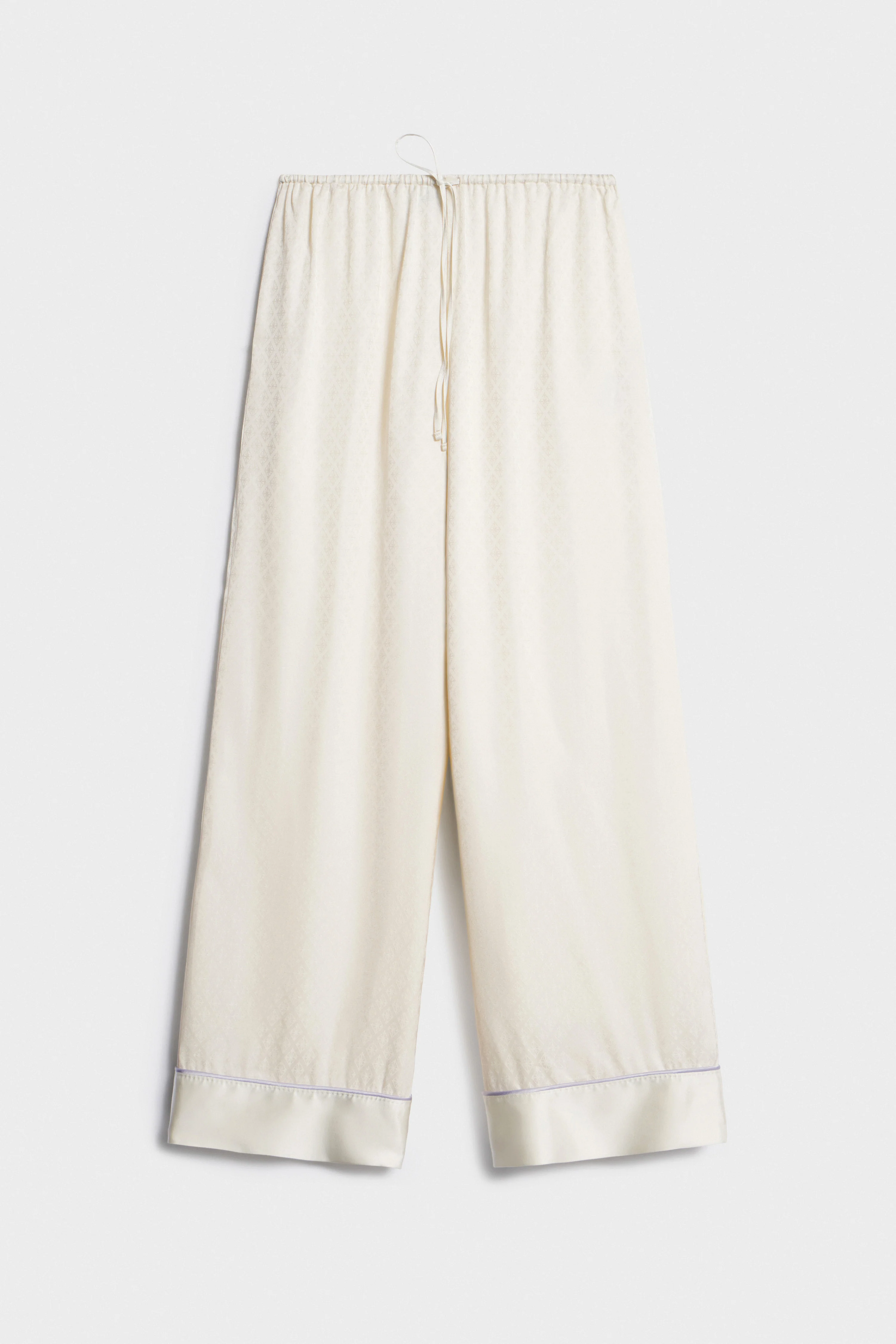 PAJAMA STYLE VISCOSE TROUSERS - Image 5