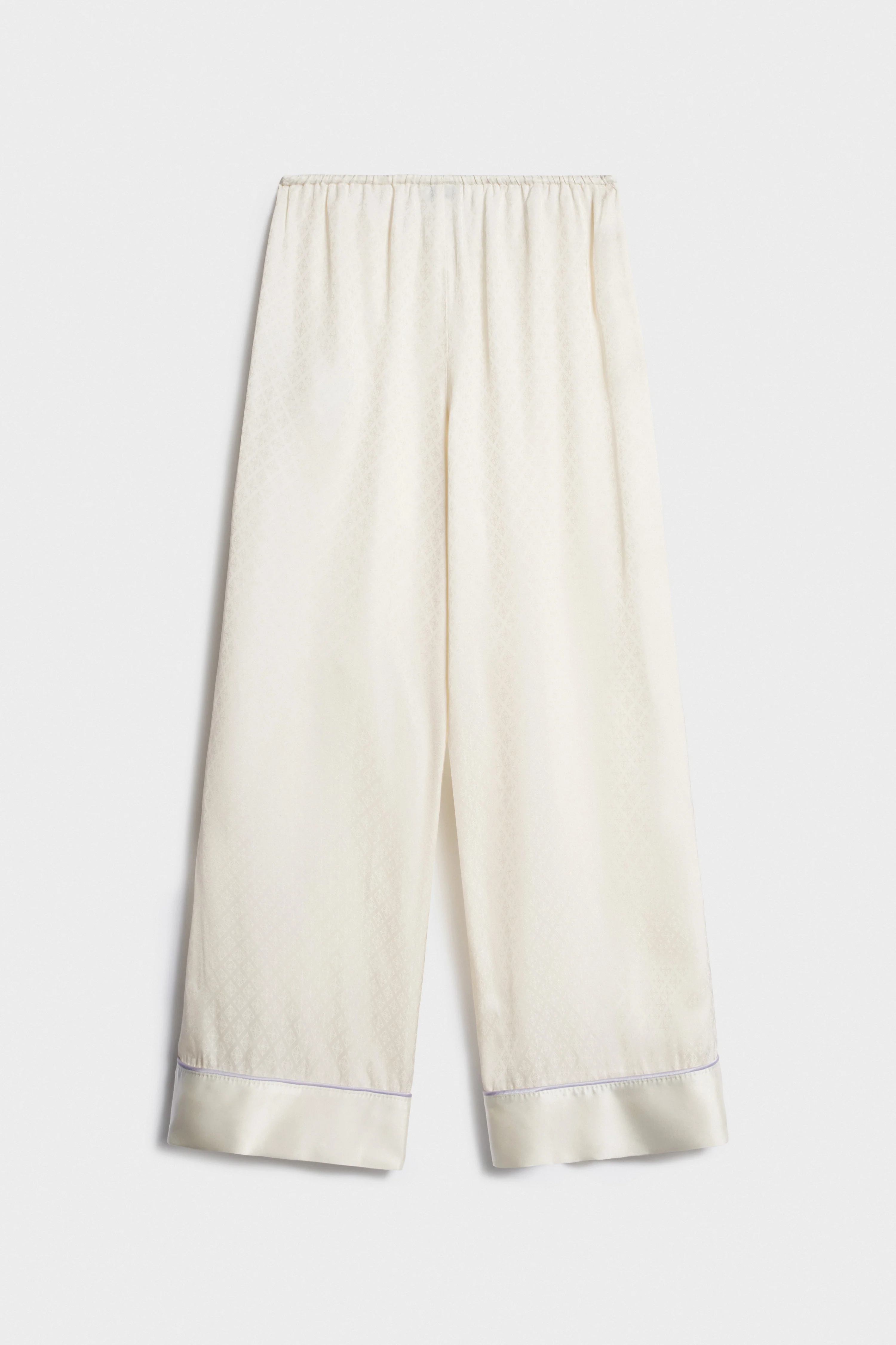 PAJAMA STYLE VISCOSE TROUSERS - Image 6