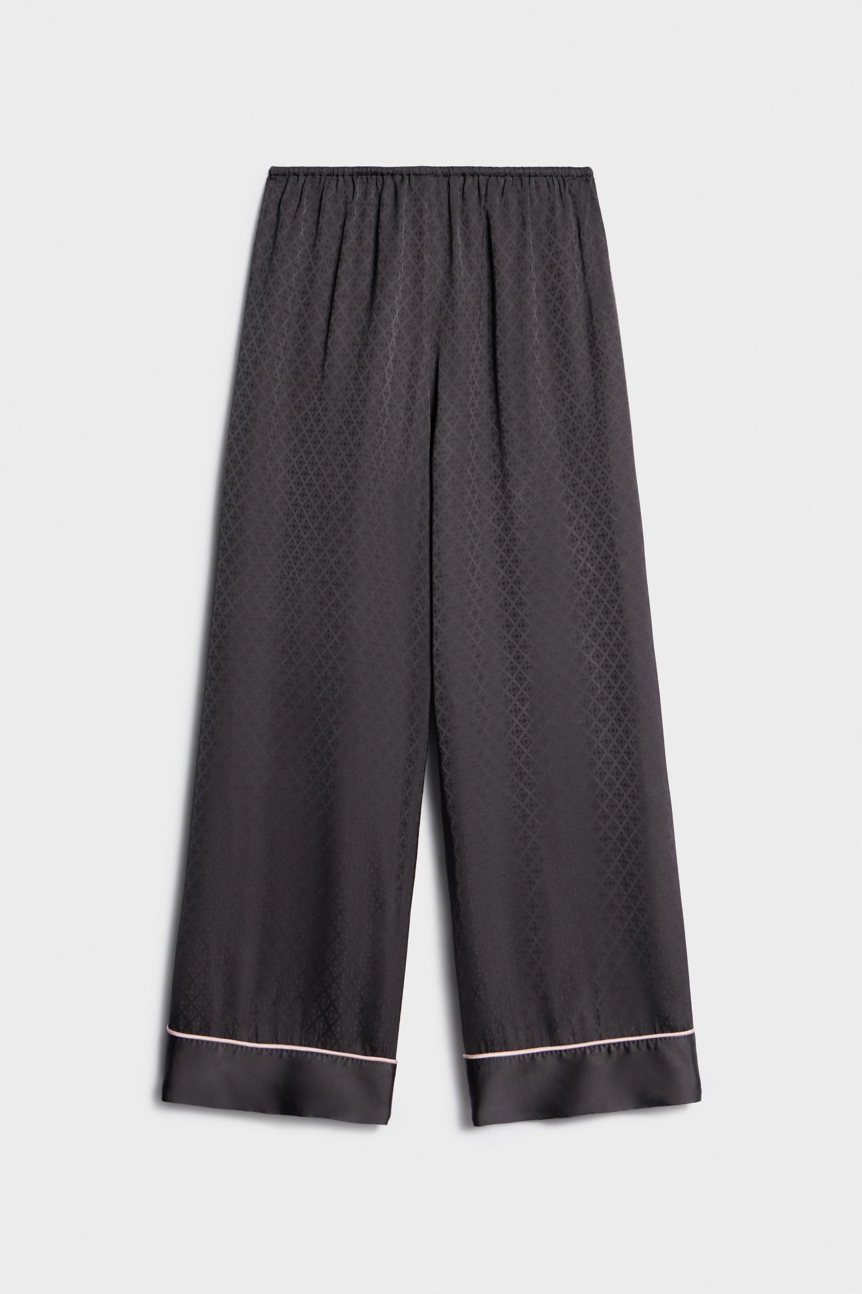 PAJAMA STYLE VISCOSE TROUSERS - Image 5