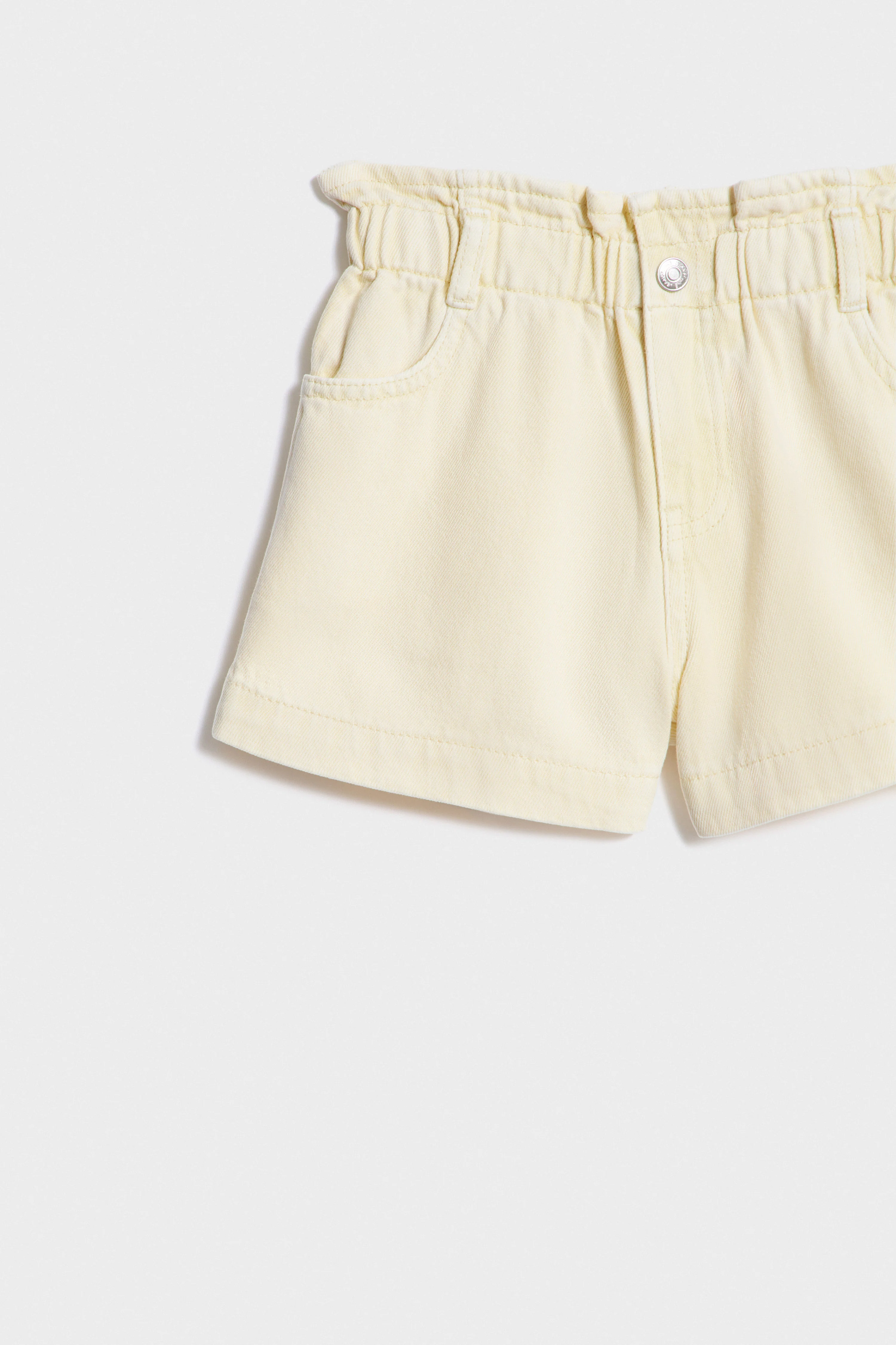 PAPER-BAG DENIM SHORTS - Image 6