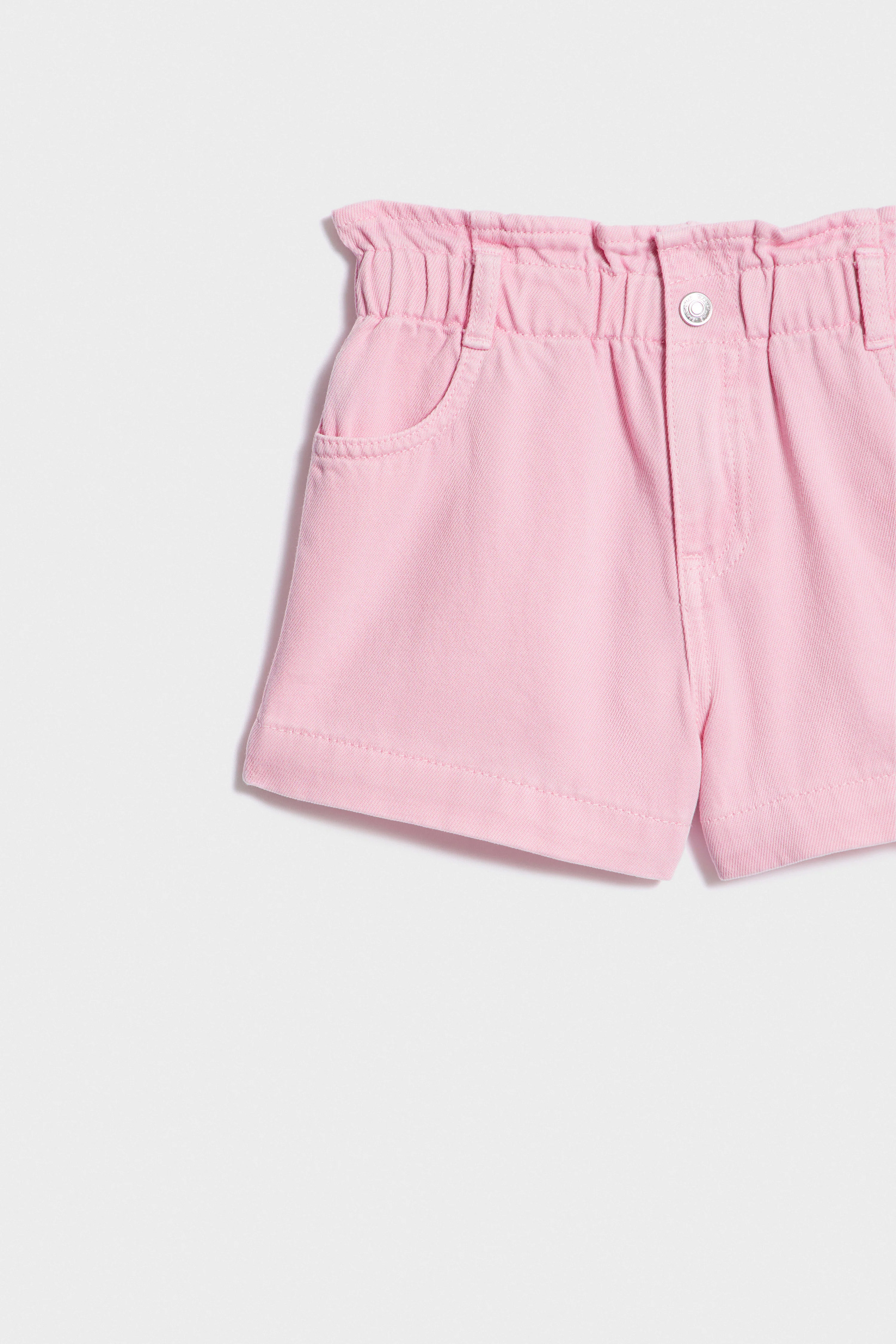 PAPER-BAG DENIM SHORTS - Image 6