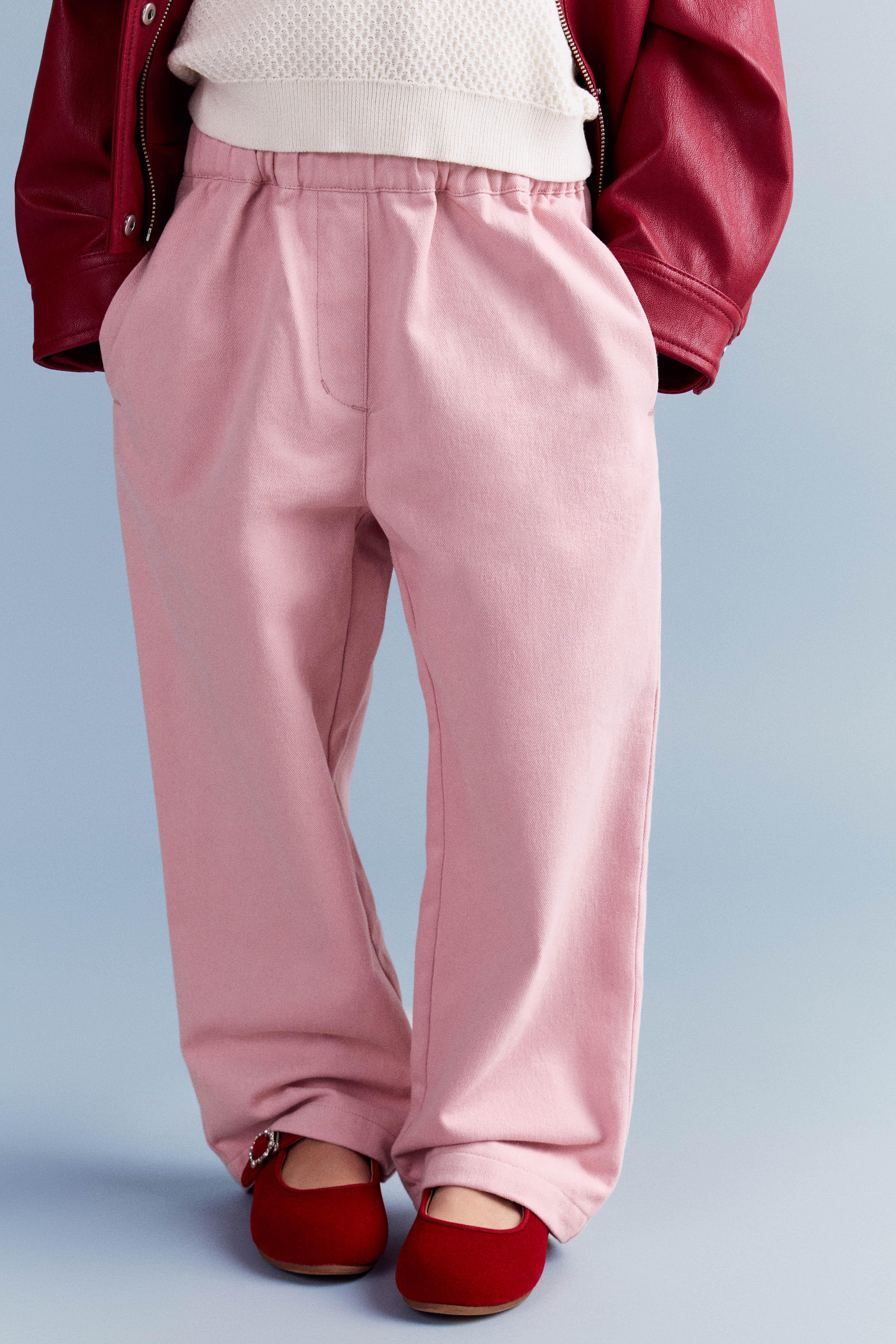 PAPER-BAG COTTON TROUSERS - Image 3