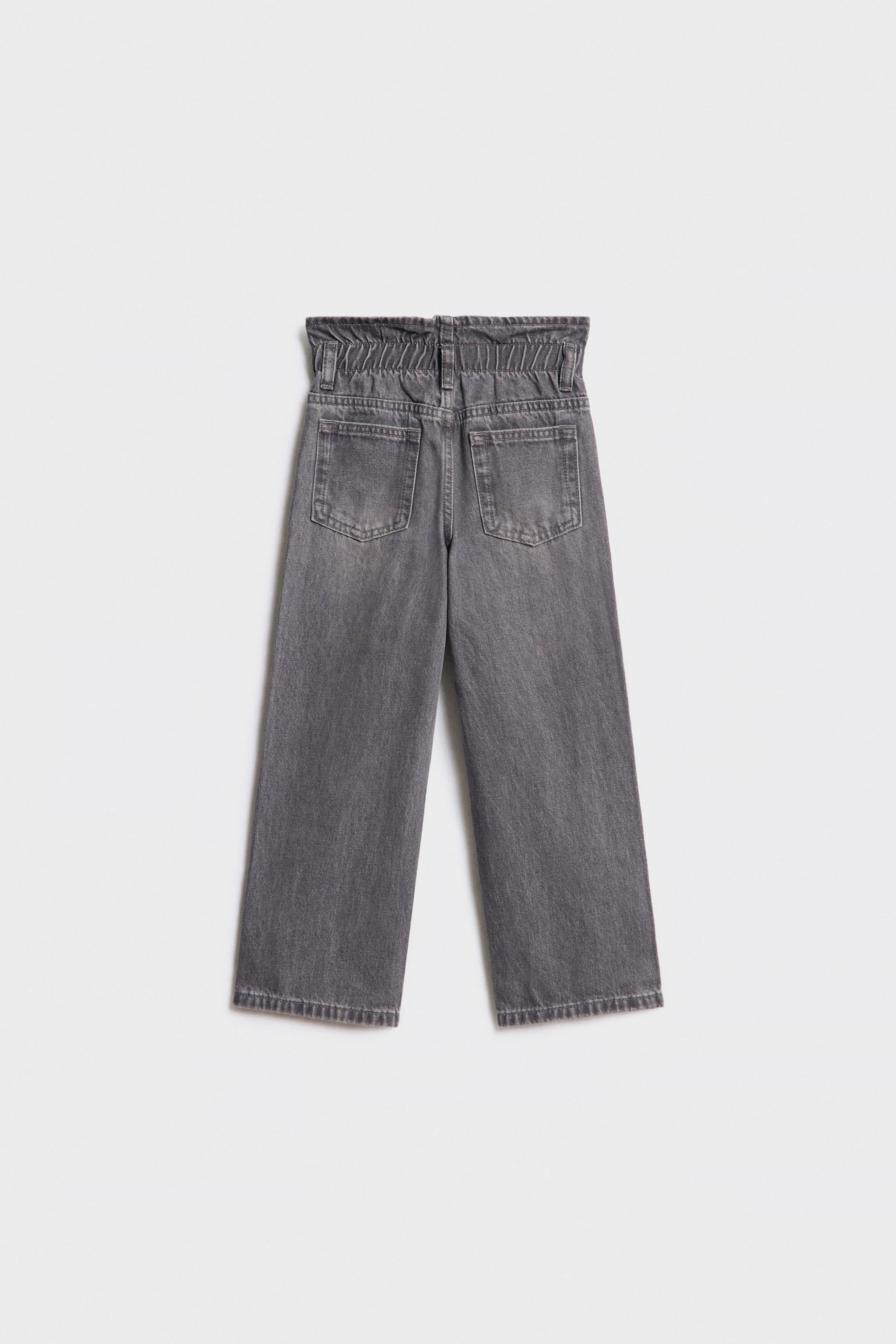 PAPERBAG WAIST STRAIGHT-FIT JEANS - Image 5