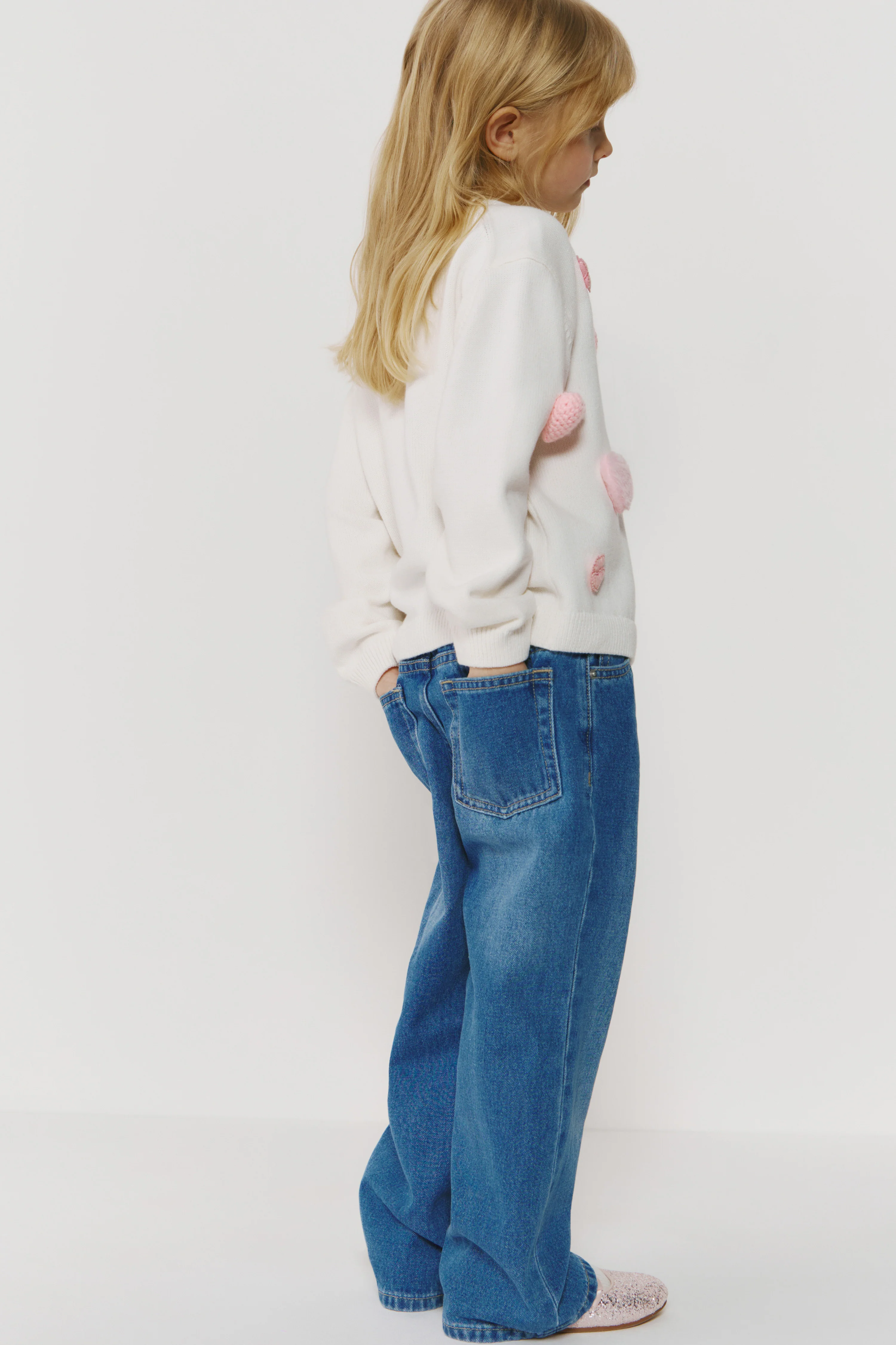 PAPERBAG WAIST STRAIGHT-FIT JEANS - Image 4