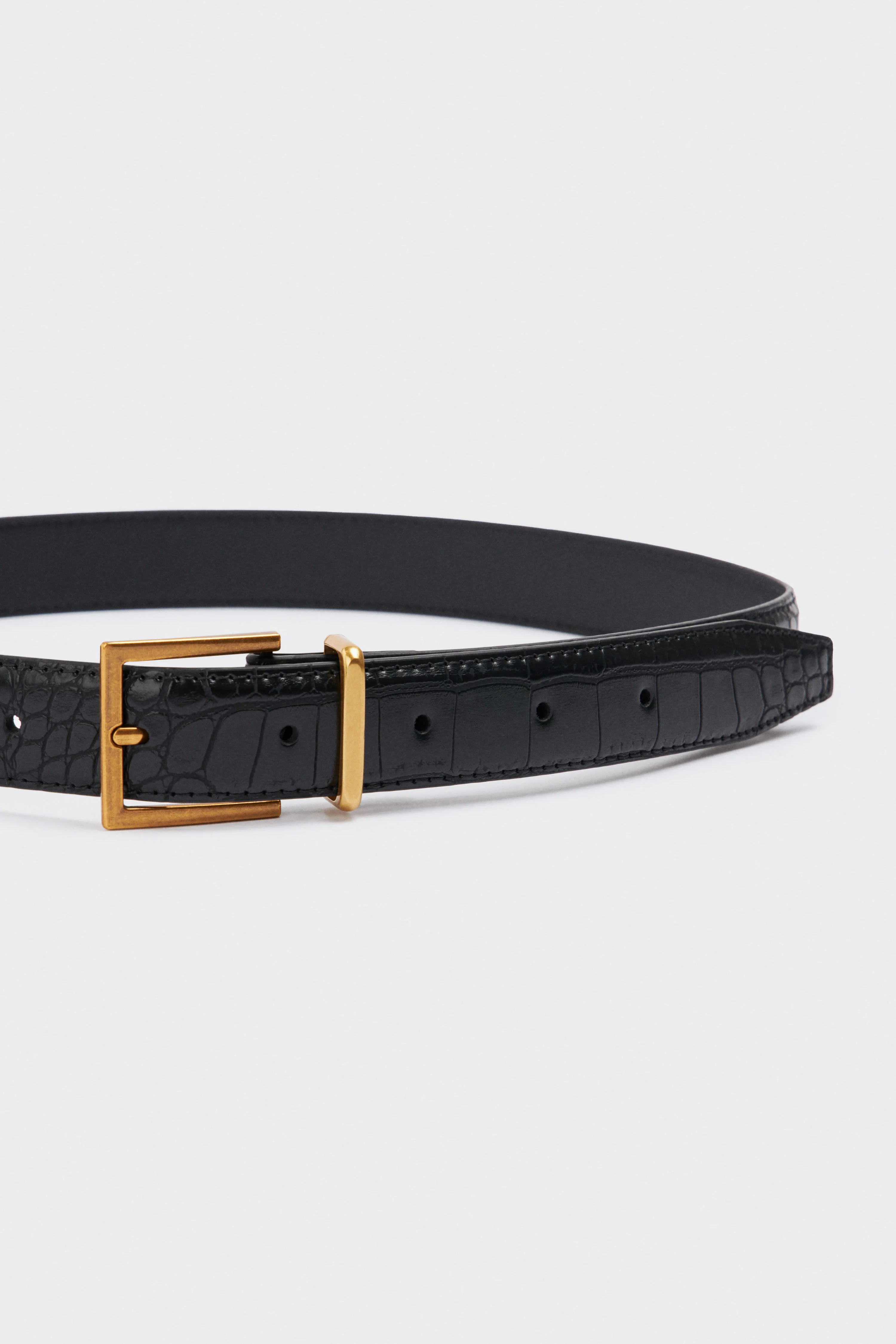 CROCODILE-PATTERNED BELT - Image 3