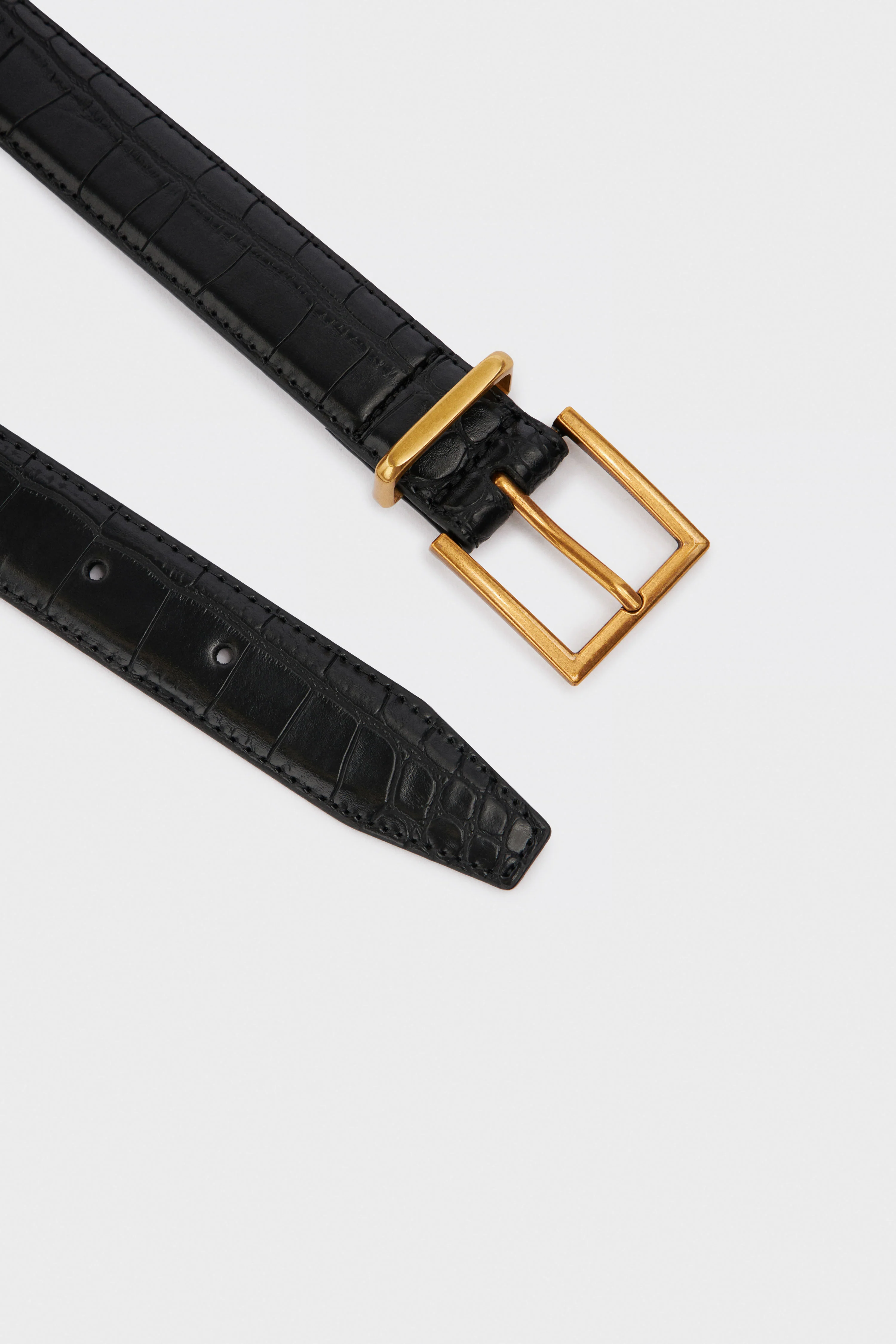 CROCODILE-PATTERNED BELT - Image 4