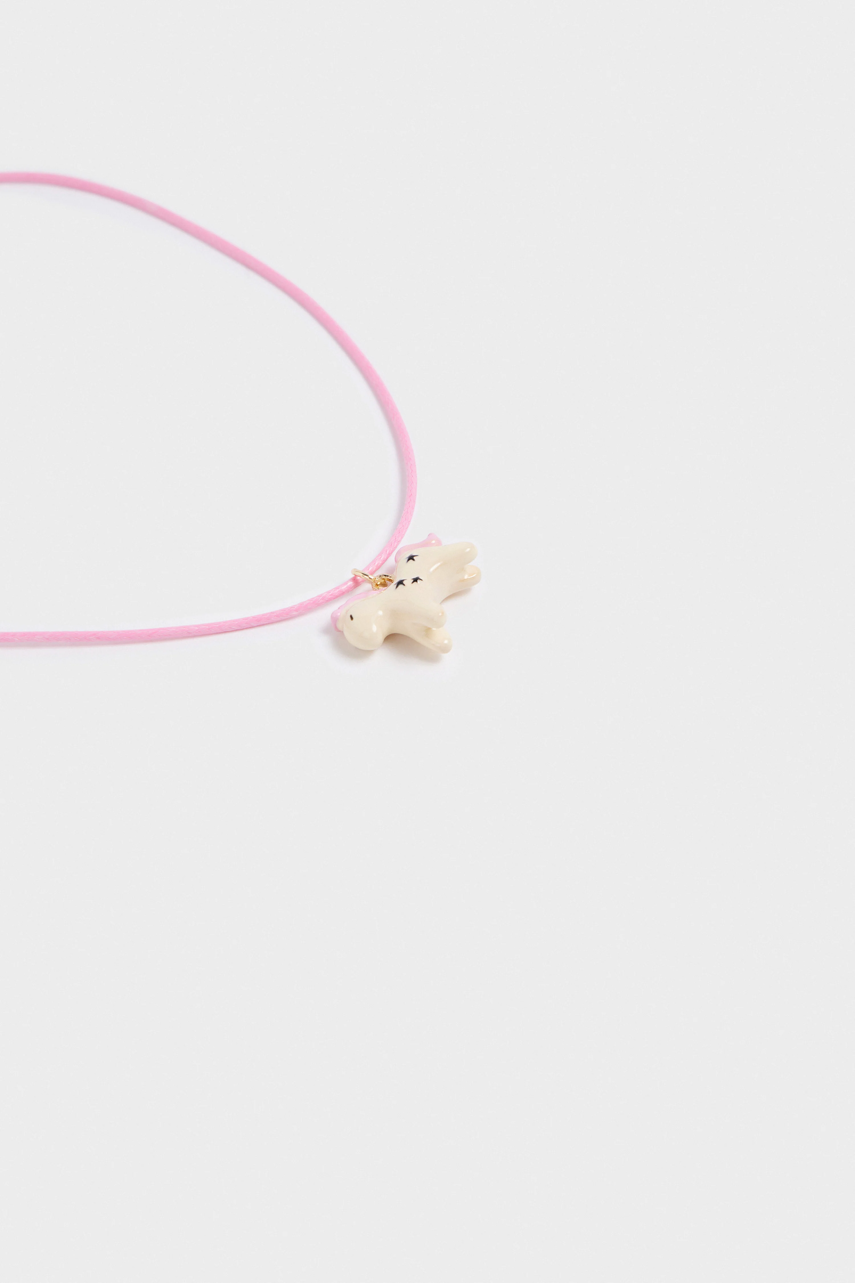 PENDANT-DETAIL CORD NECKLACE - Image 4