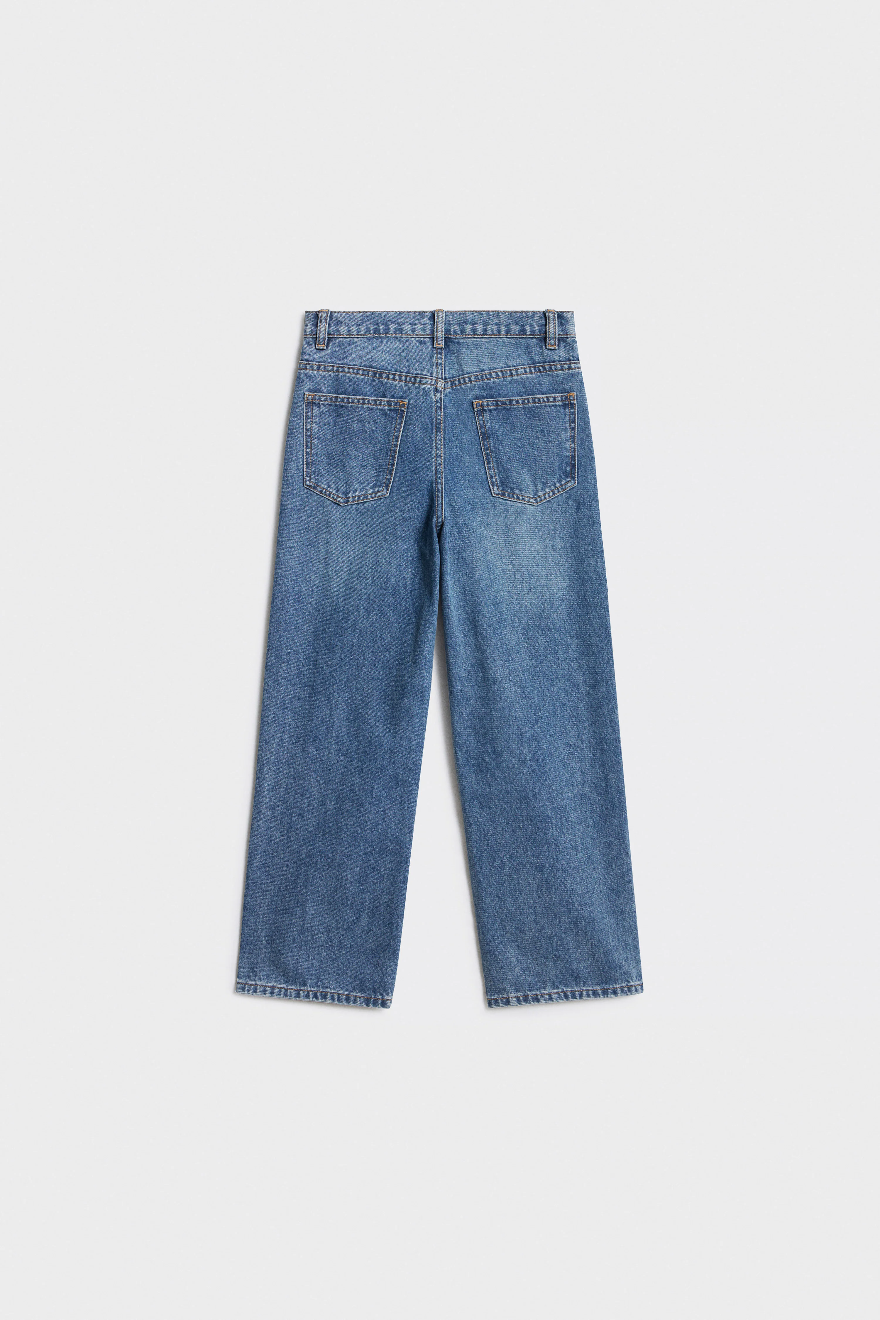 PENDANT-DETAIL STRAIGHT JEANS - Image 6
