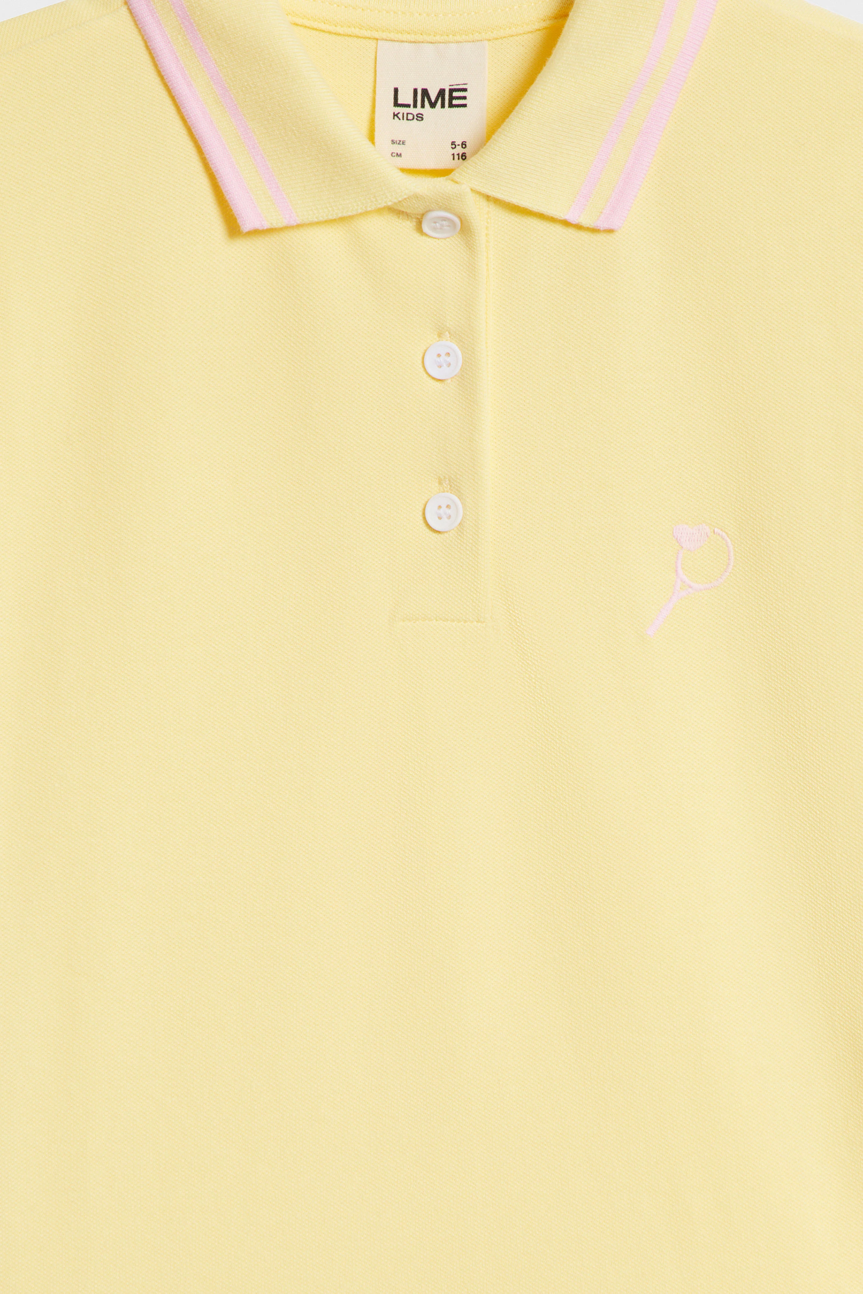 PIQUÉ POLO DRESS WITH EMBROIDERED DETAIL - Image 8
