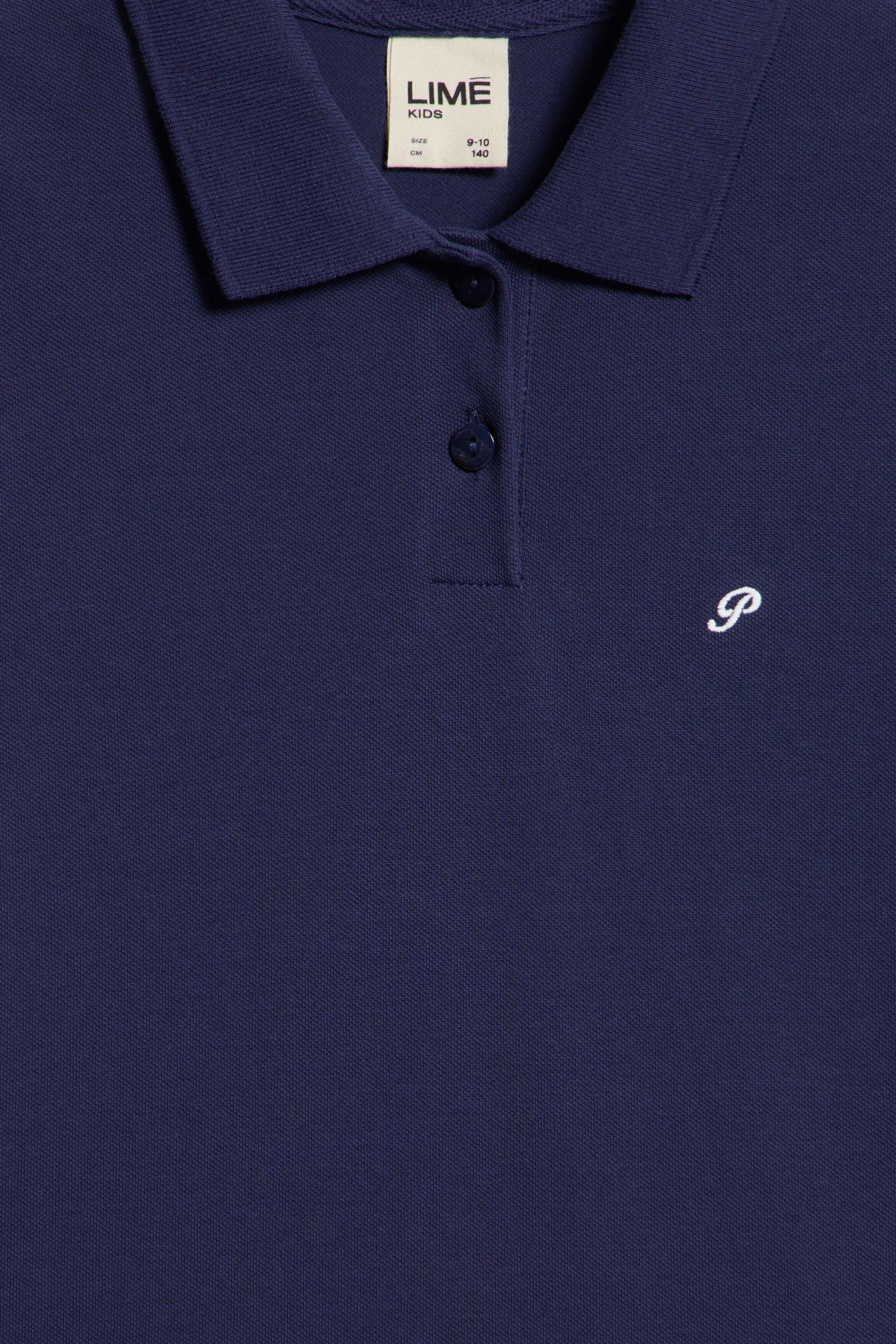PIQUÉ POLO DRESS WITH LACE TRIM - Image 7
