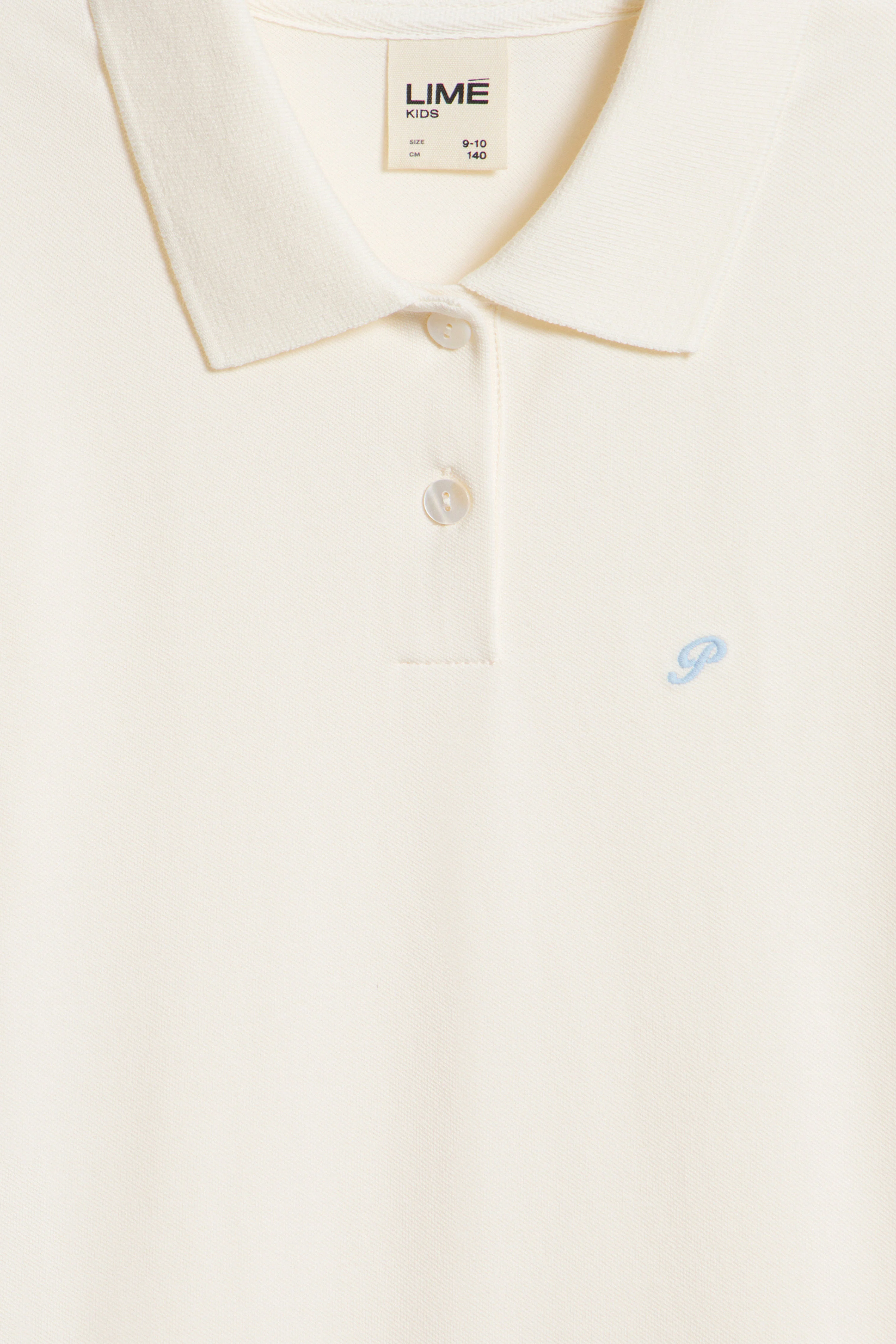PIQUÉ POLO DRESS WITH LACE TRIM - Image 6