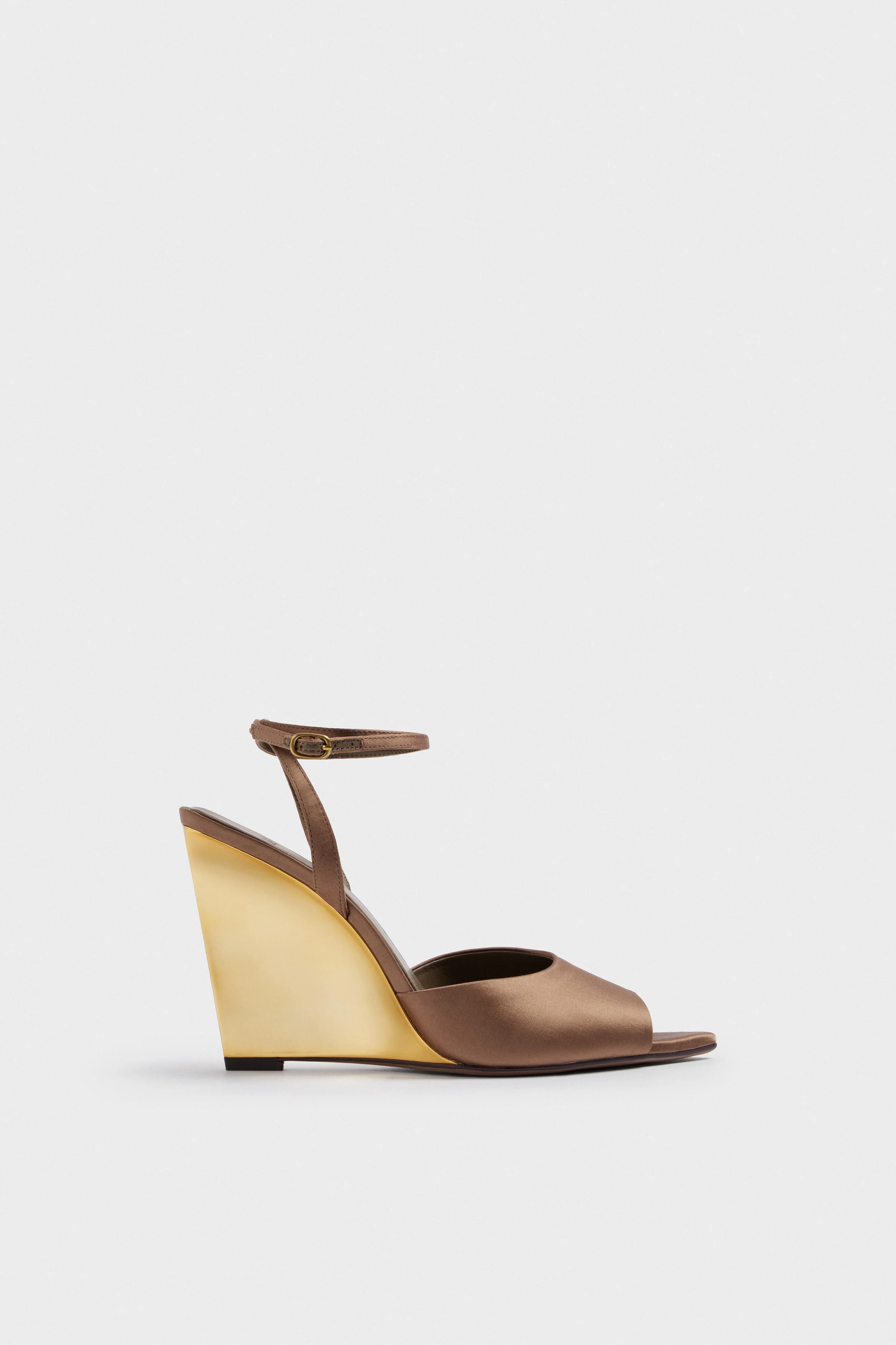 PLATFORM SATIN SANDALS - Image 4