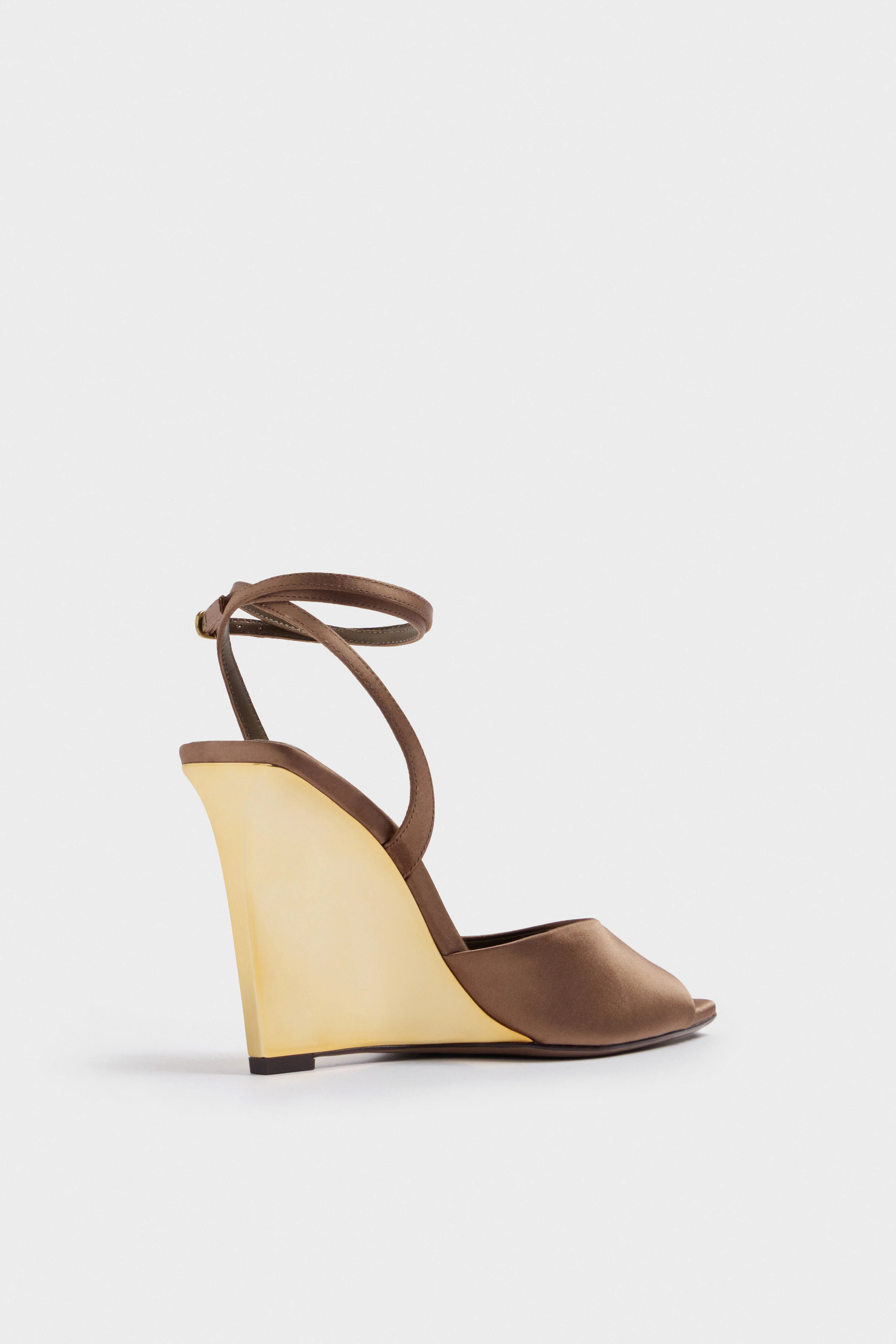 PLATFORM SATIN SANDALS - Image 6