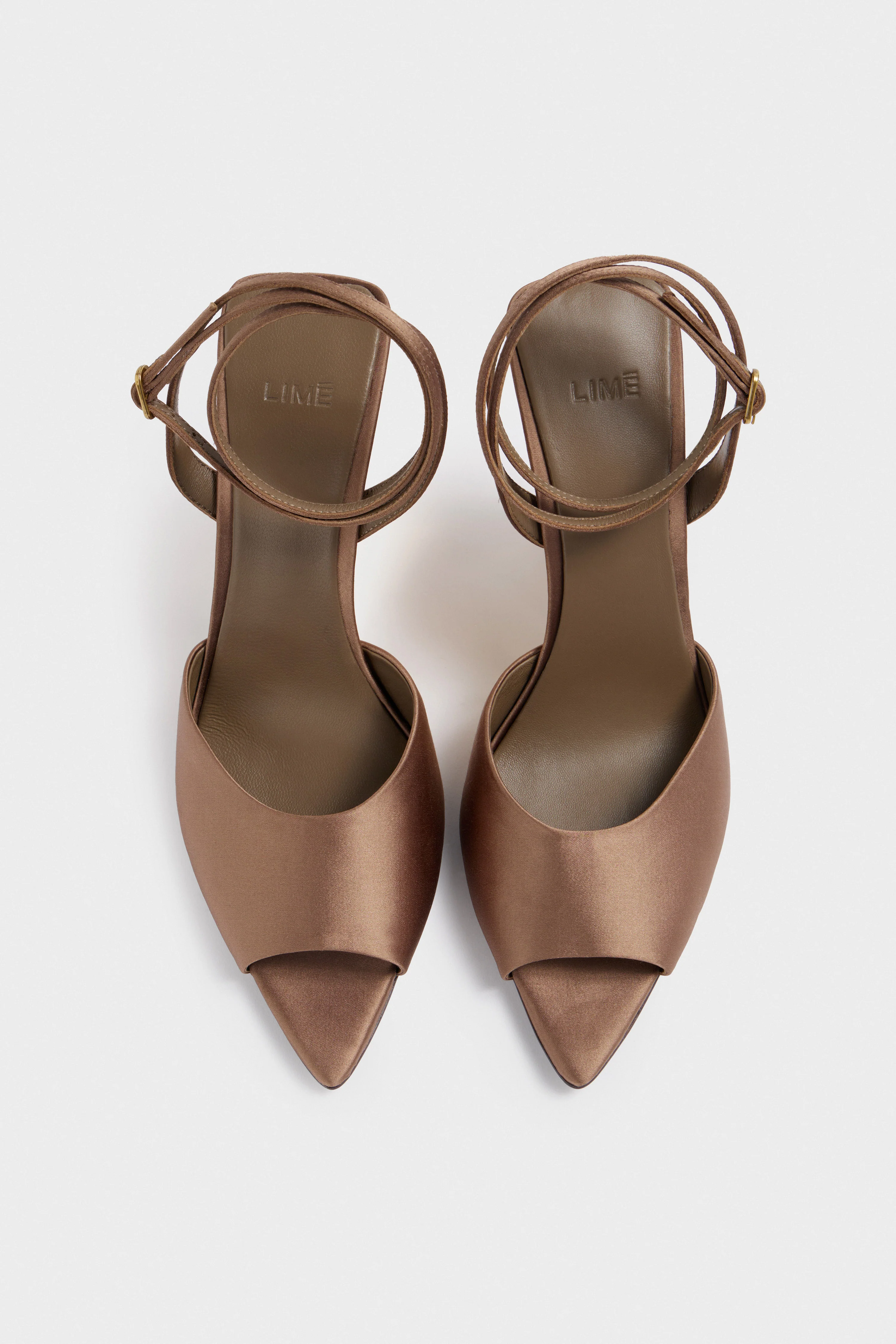 PLATFORM SATIN SANDALS - Image 7