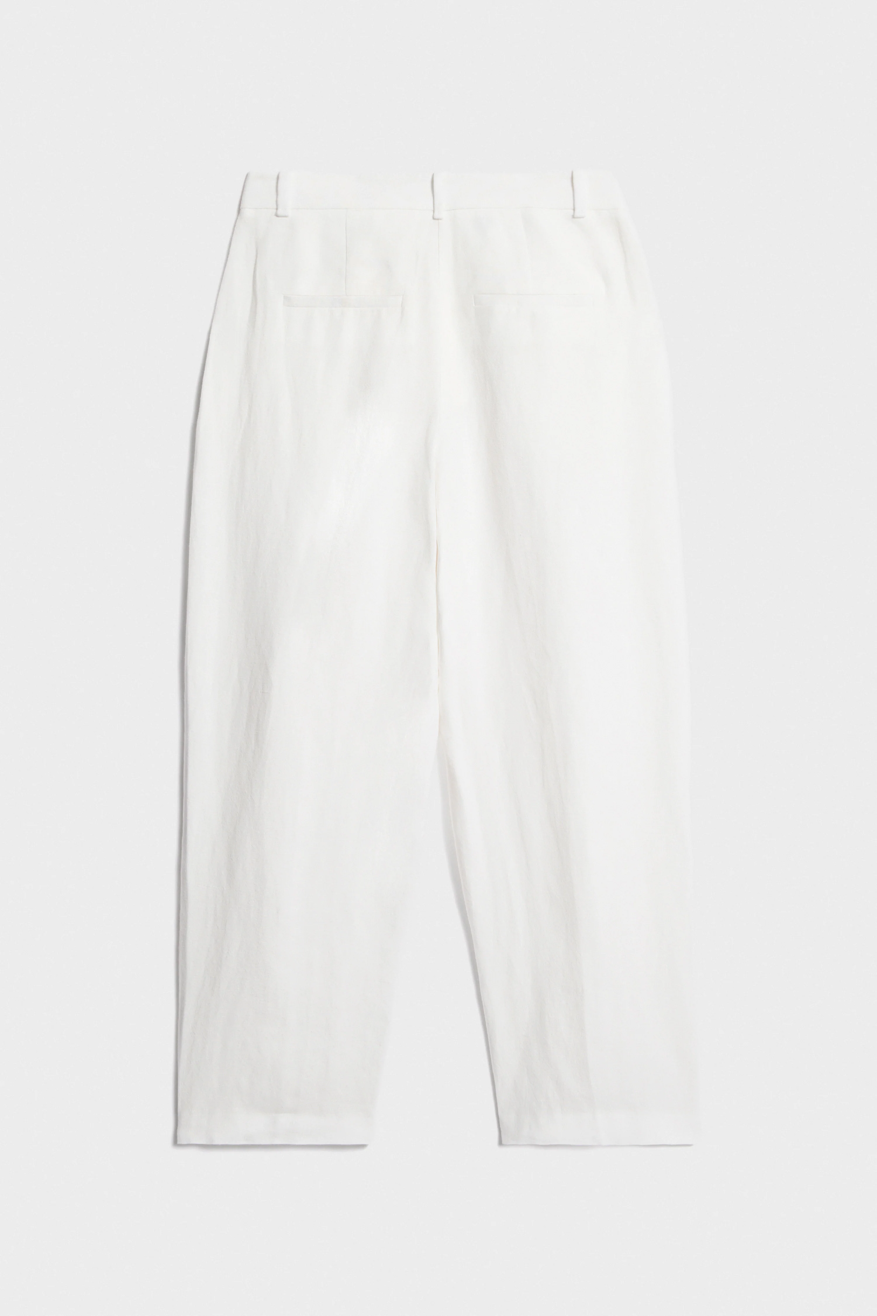 PLEAT-FRONT LINEN TROUSERS - Image 5