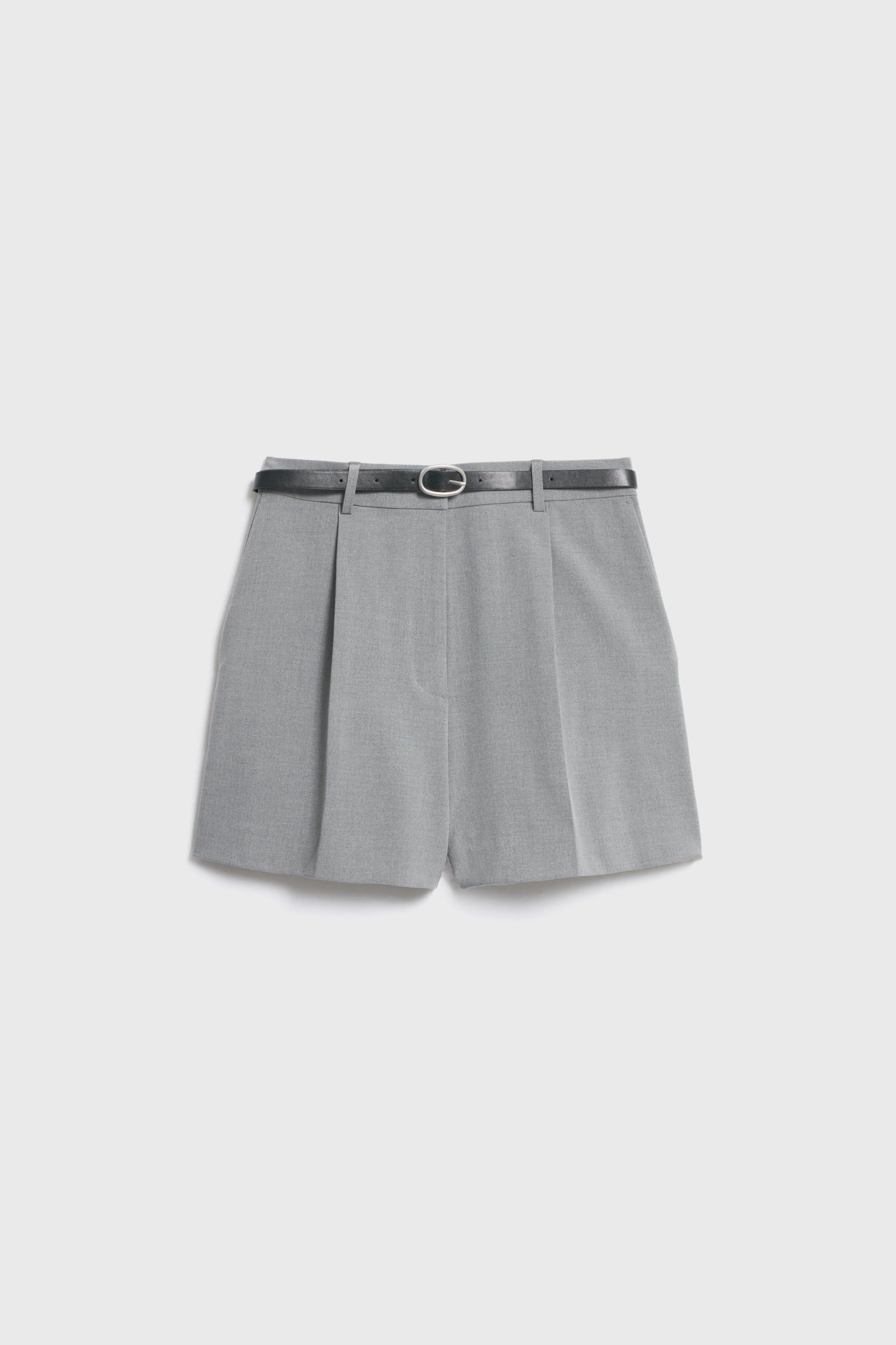 PLEATED SHORTS WITH BELT - Image 5