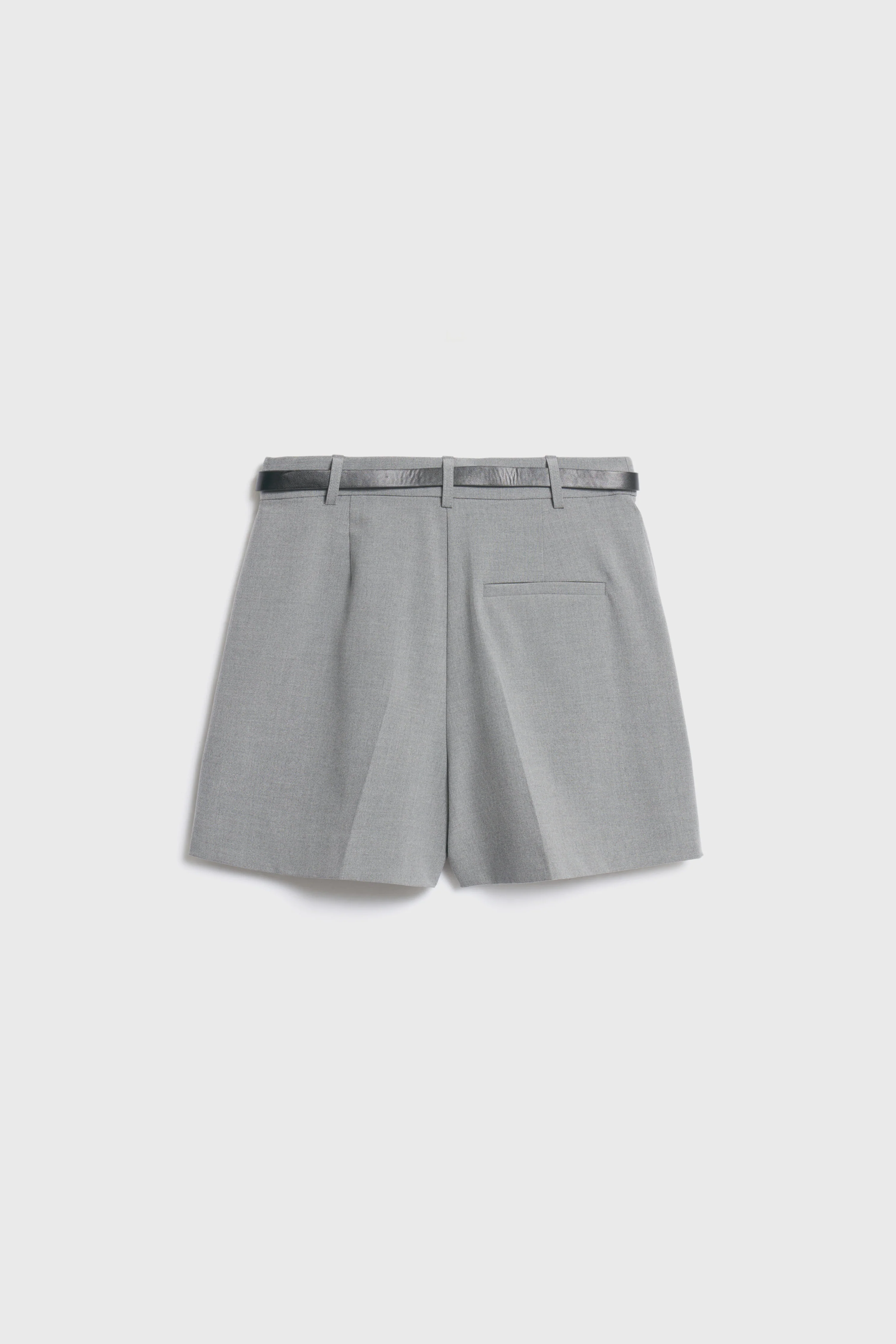 PLEATED SHORTS WITH BELT - Image 6