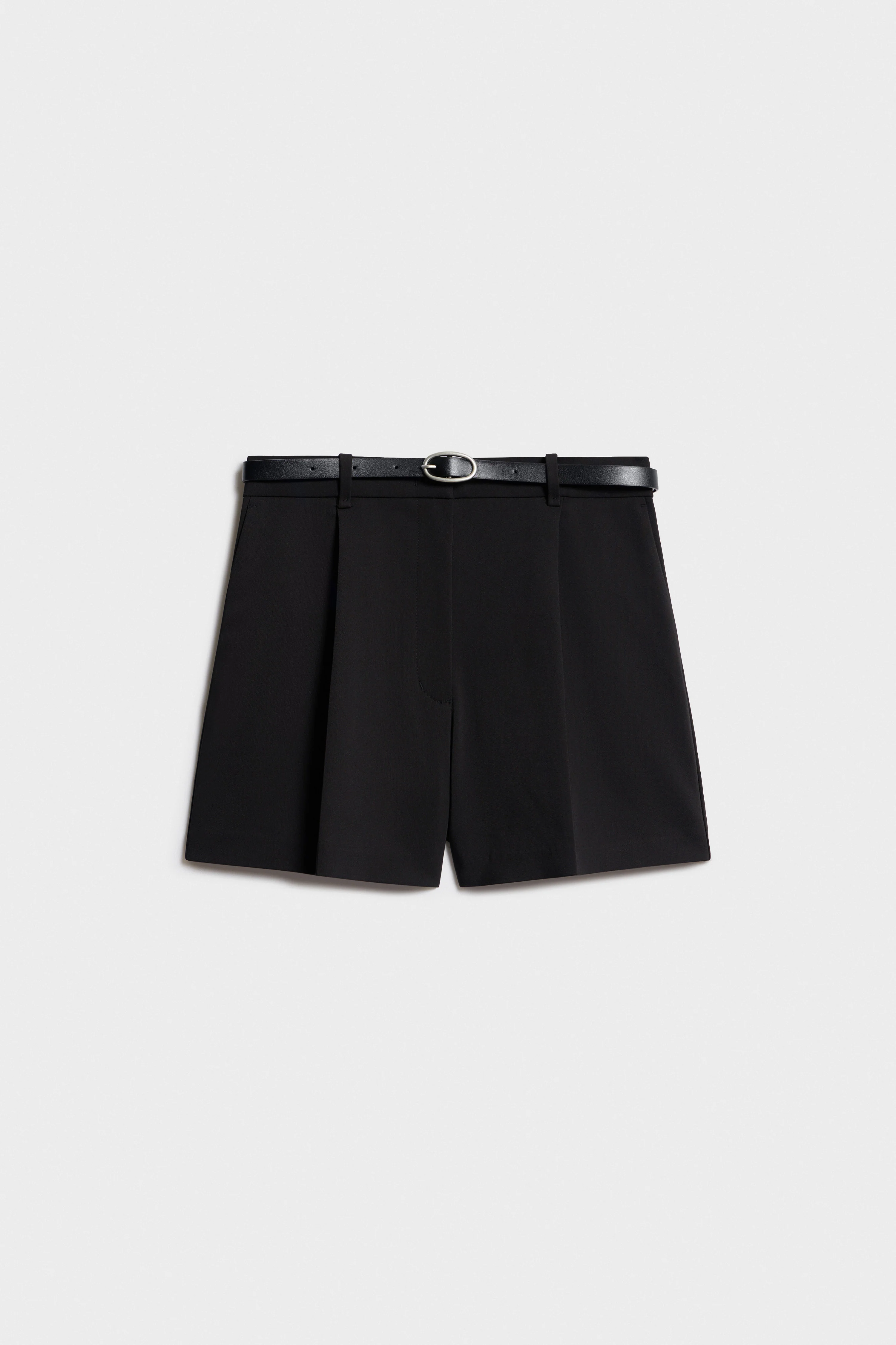 PLEATED SHORTS WITH BELT - Image 5
