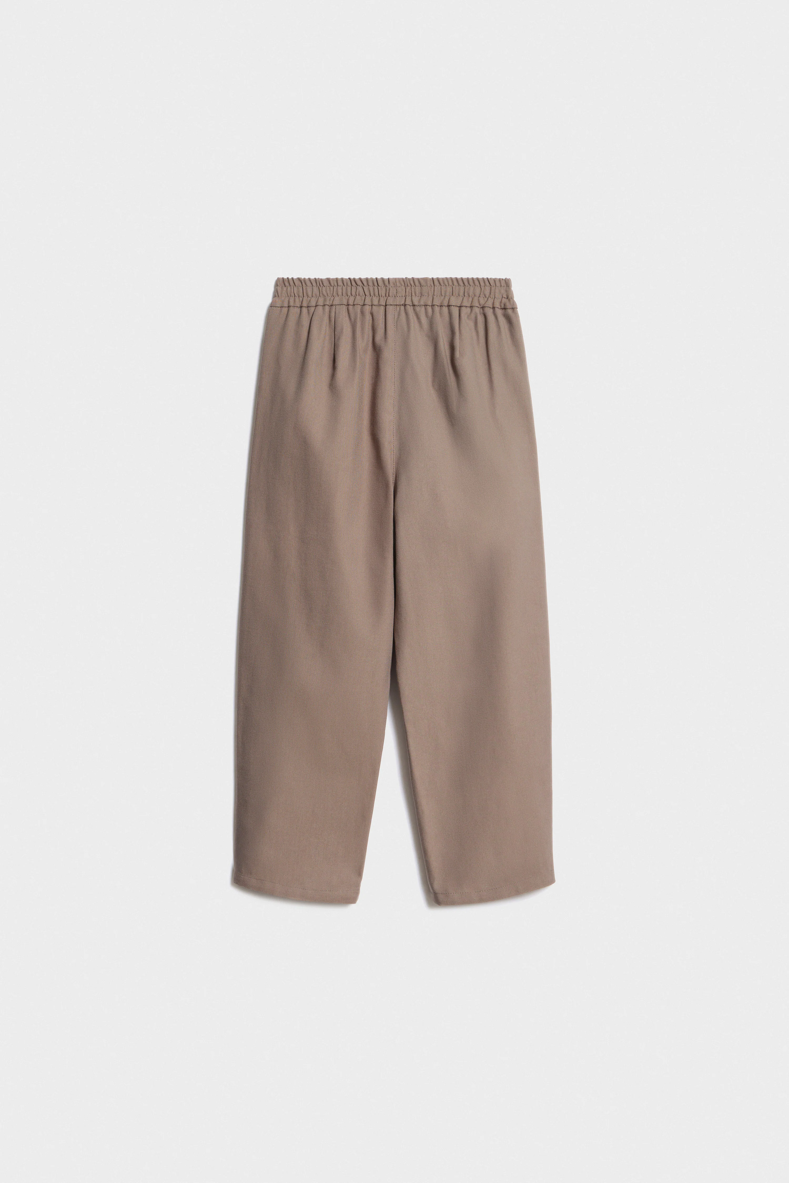 PLEATED TWILL TROUSERS - Image 5