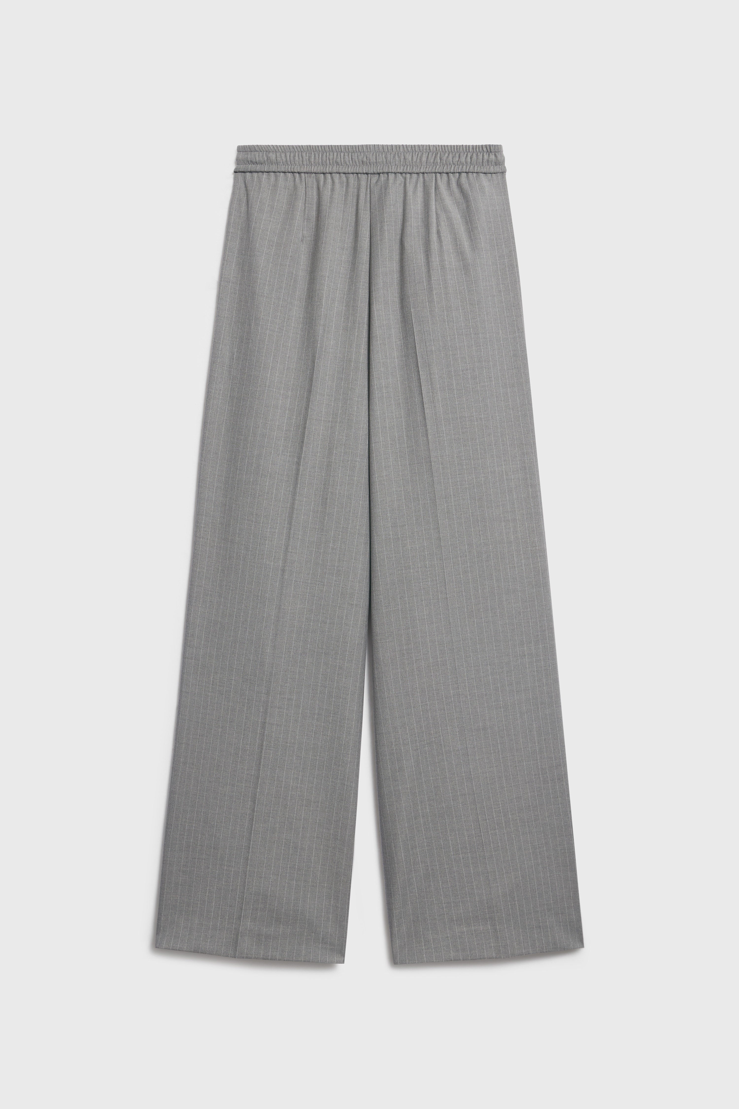 PLEATED VISCOSE-WOOL TROUSERS - Image 6