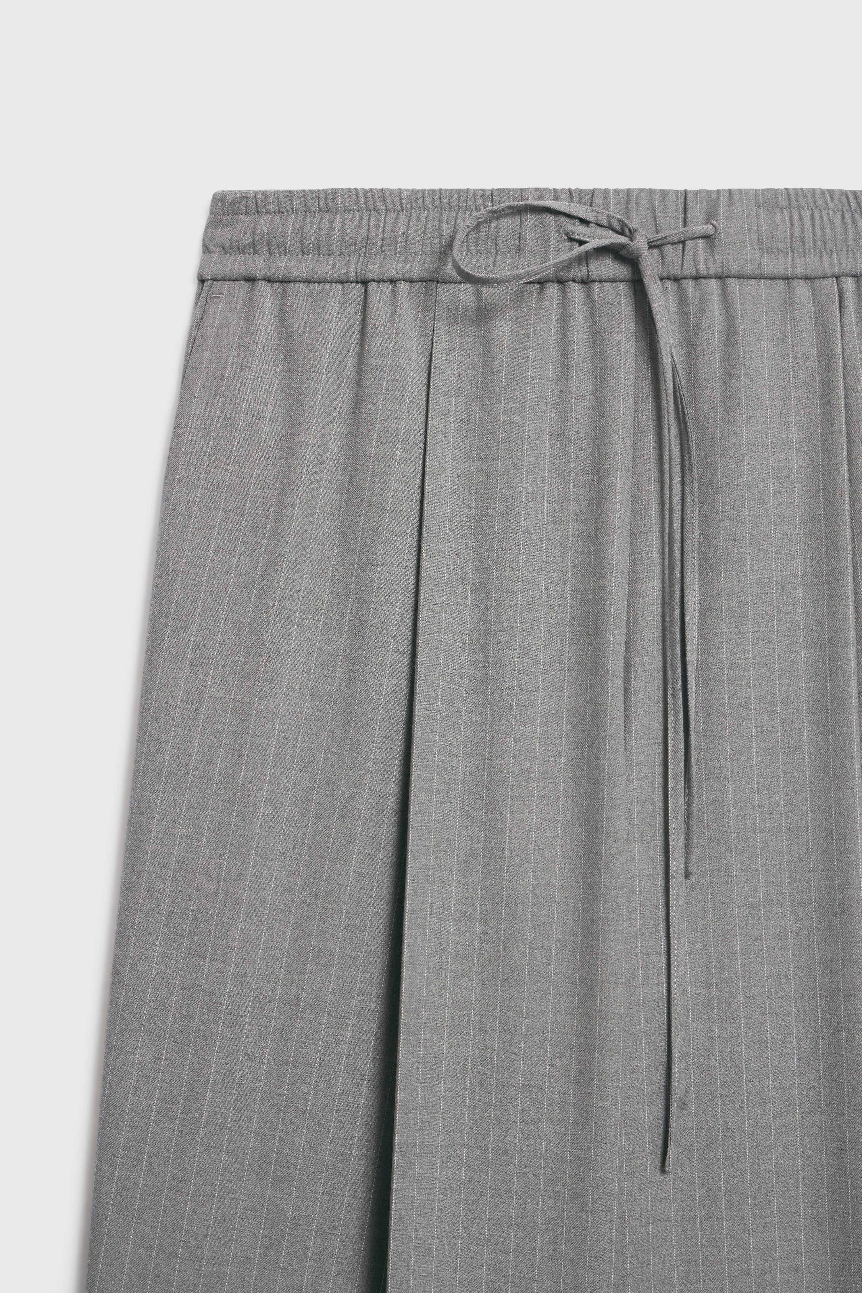 PLEATED VISCOSE-WOOL TROUSERS - Image 7