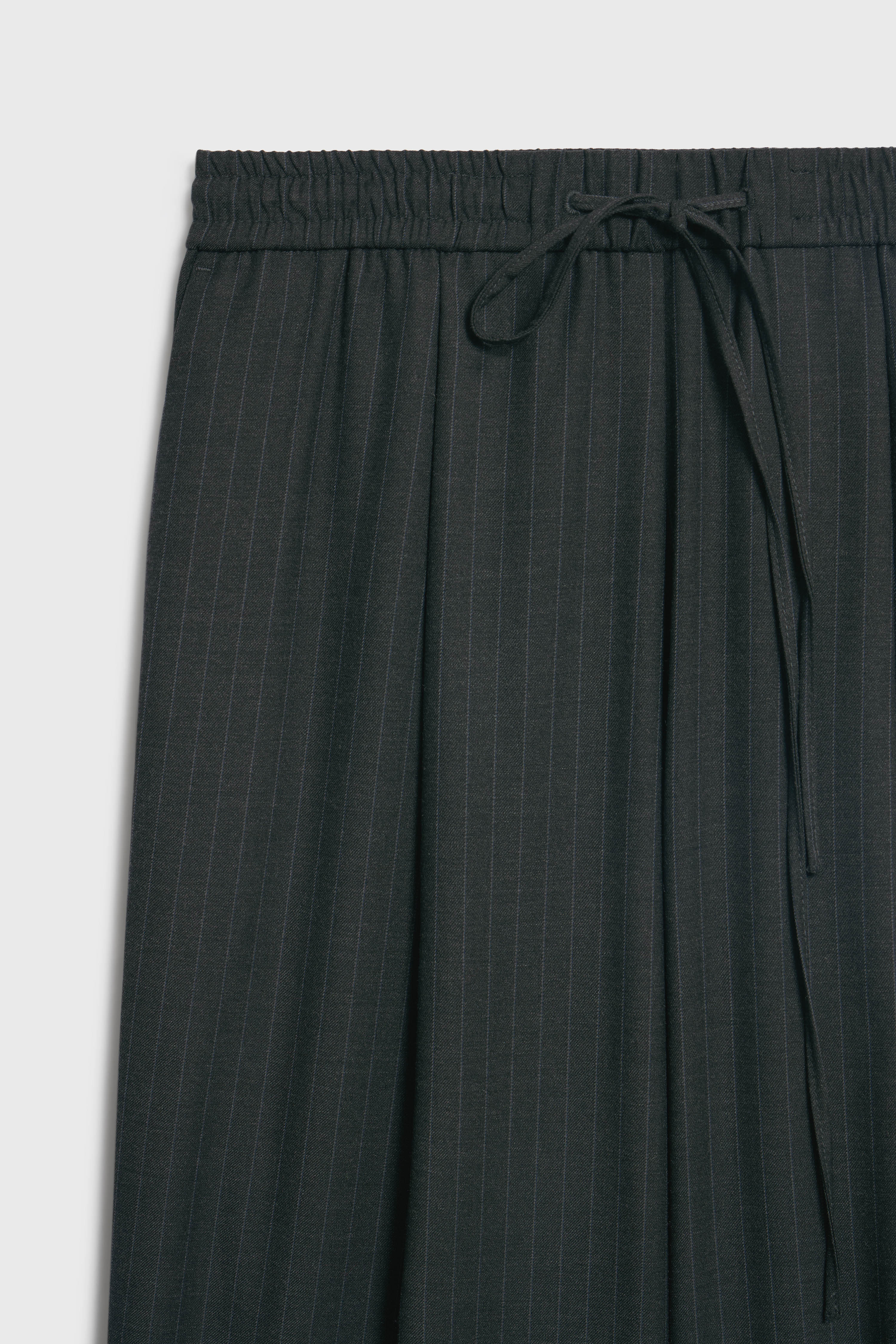 PLEATED VISCOSE-WOOL TROUSERS - Image 7