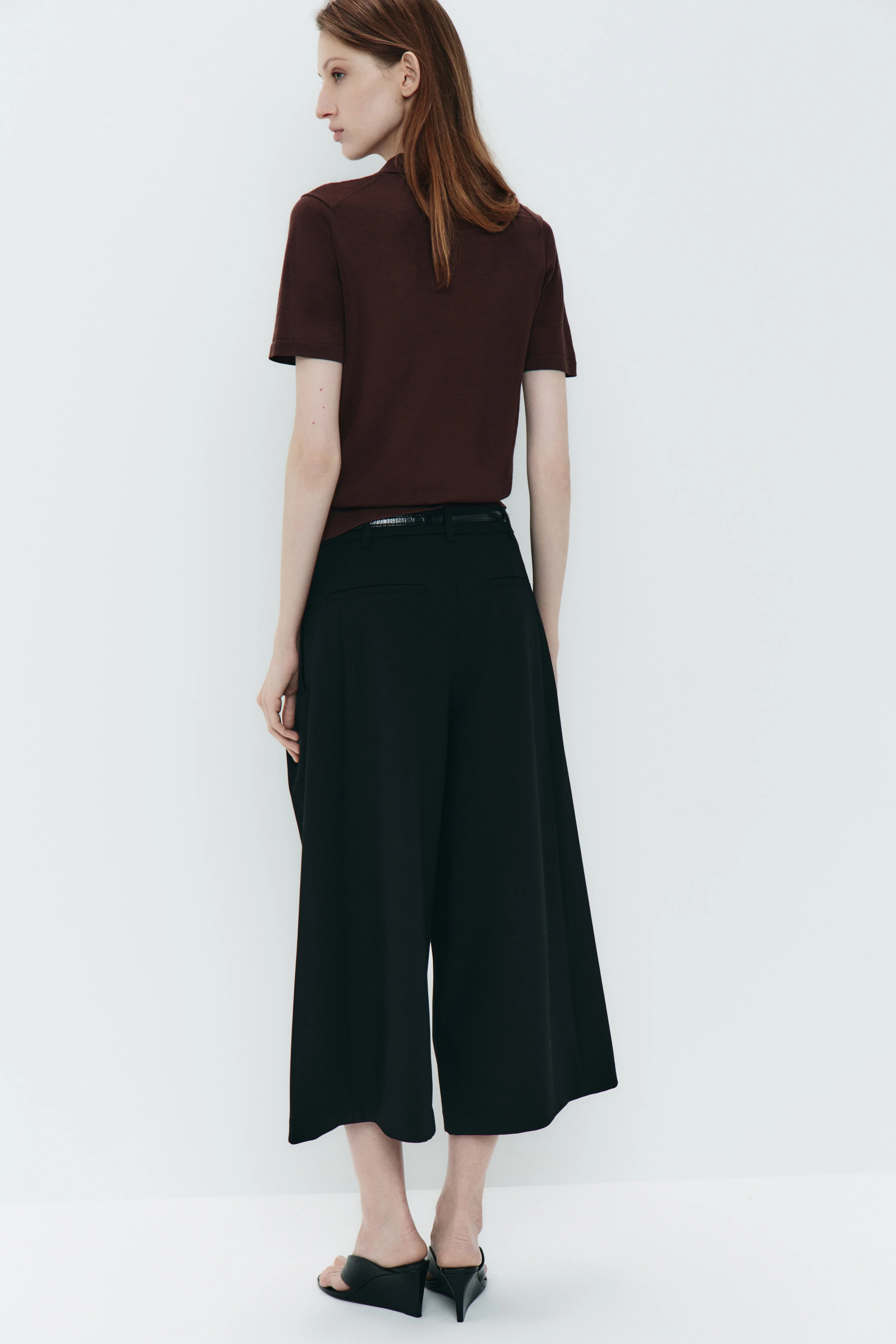 PLEATED WIDE TROUSERS - Image 4