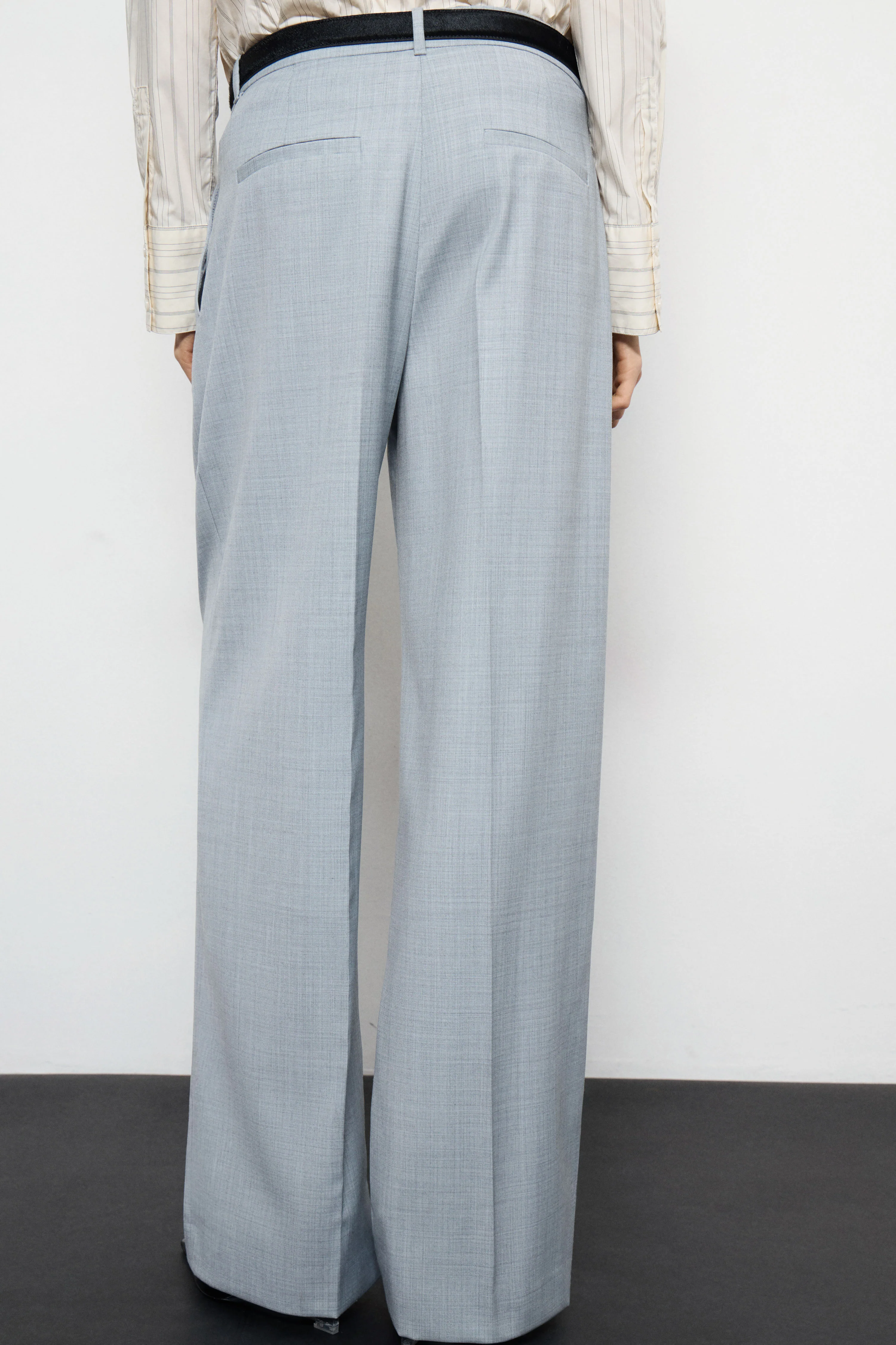 PLEATED WOOL-BLEND TROUSERS - Image 5