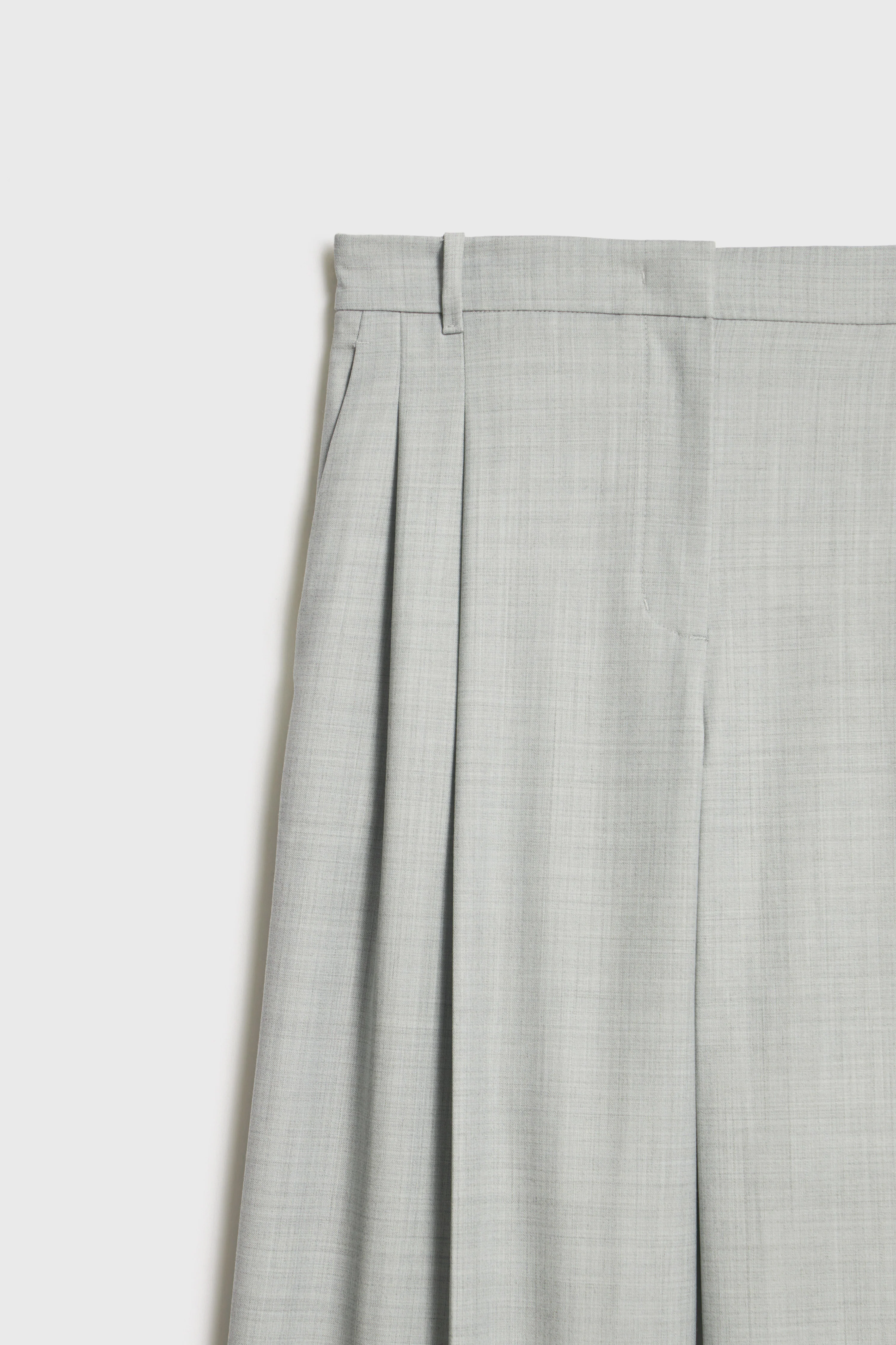 PLEATED WOOL-BLEND TROUSERS - Image 8