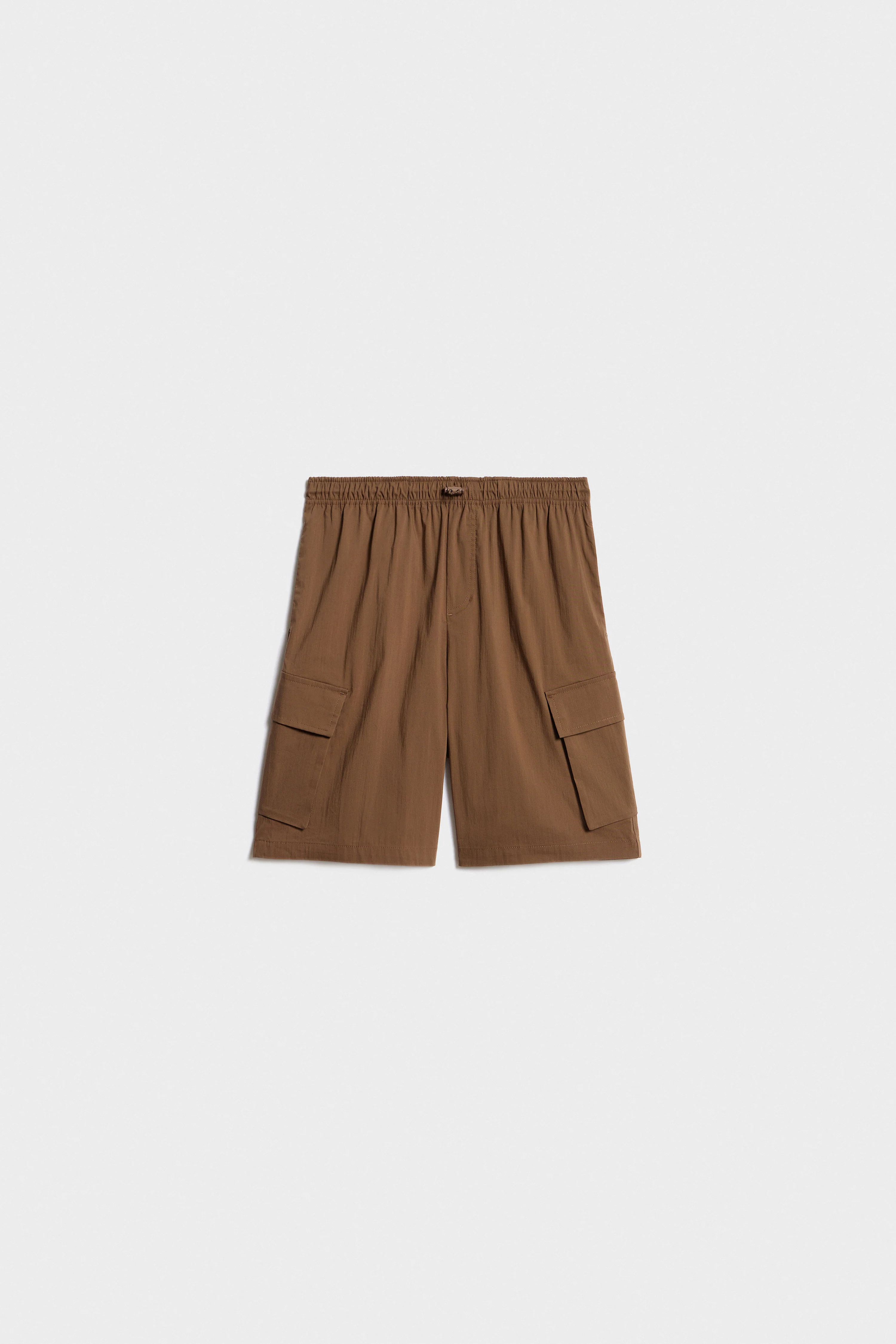 POCKET-DETAIL BAGGY SHORTS - Image 4